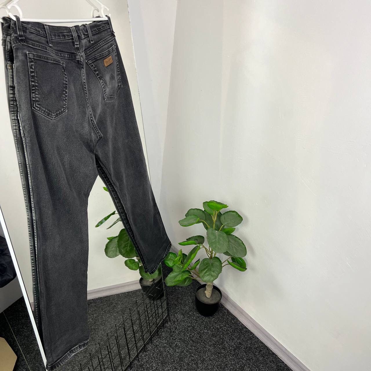 Wrangler Vintage Denim Pants Wrangler Jeans Y2k Baggy Dark Gray Size US 34 / EU 50 - 1 Thumbnail