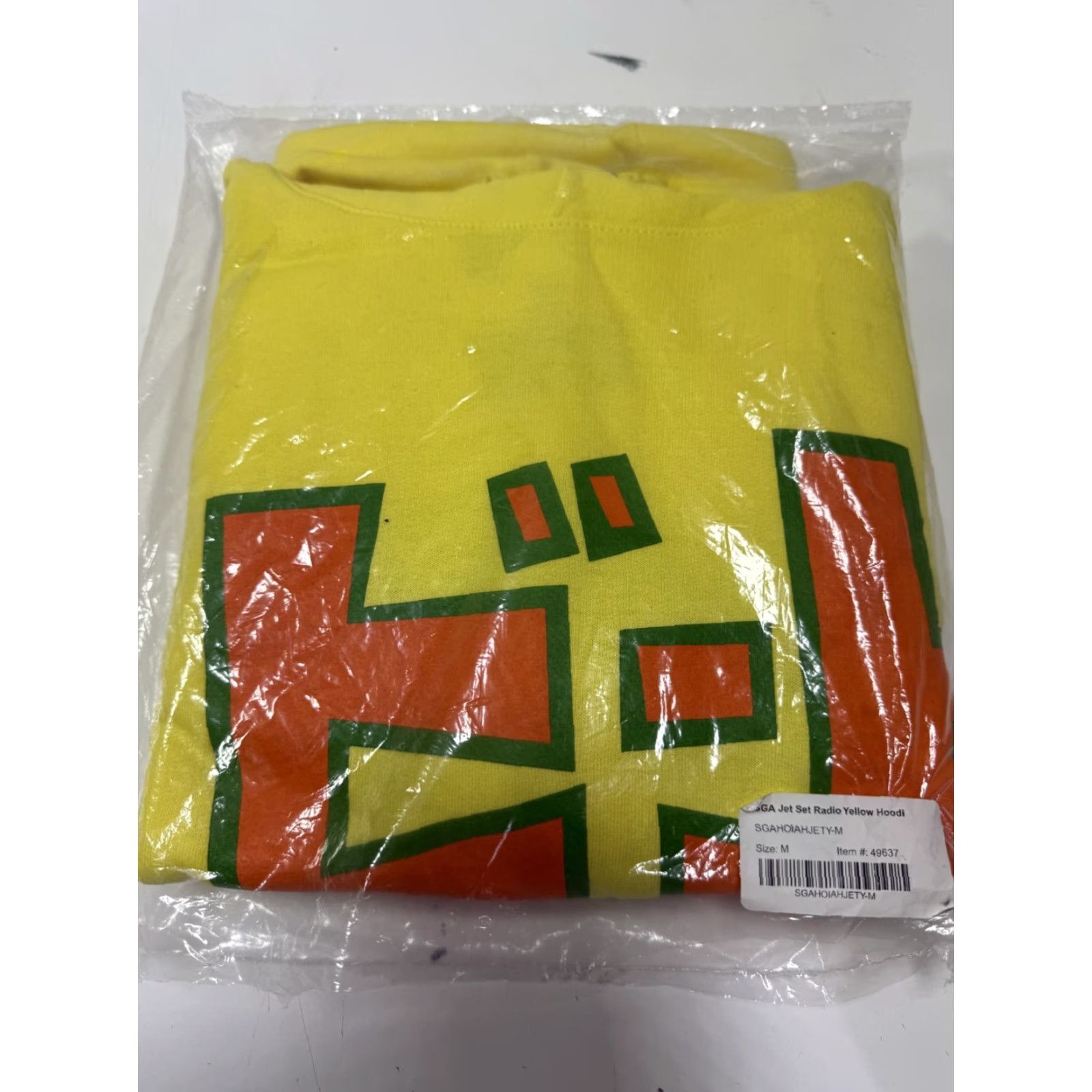 Vintage VINTAGE SEGA Jet Set Radio Graphic Hoodie - Adult Medium - Yellow - Fleece - Video Games - Mens Size US M / EU 48-50 / 2 - 2 Thumbnail