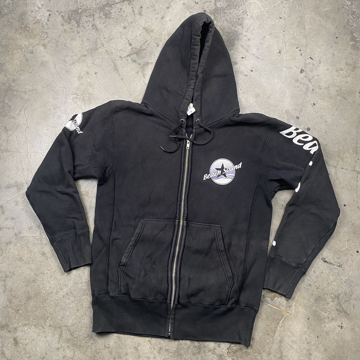 Japanese Brand × Vintage Y2K Beach Sound Poem Wording Heavyweight Zip Up Size US S / EU 44-46 / 1 - 7 Thumbnail