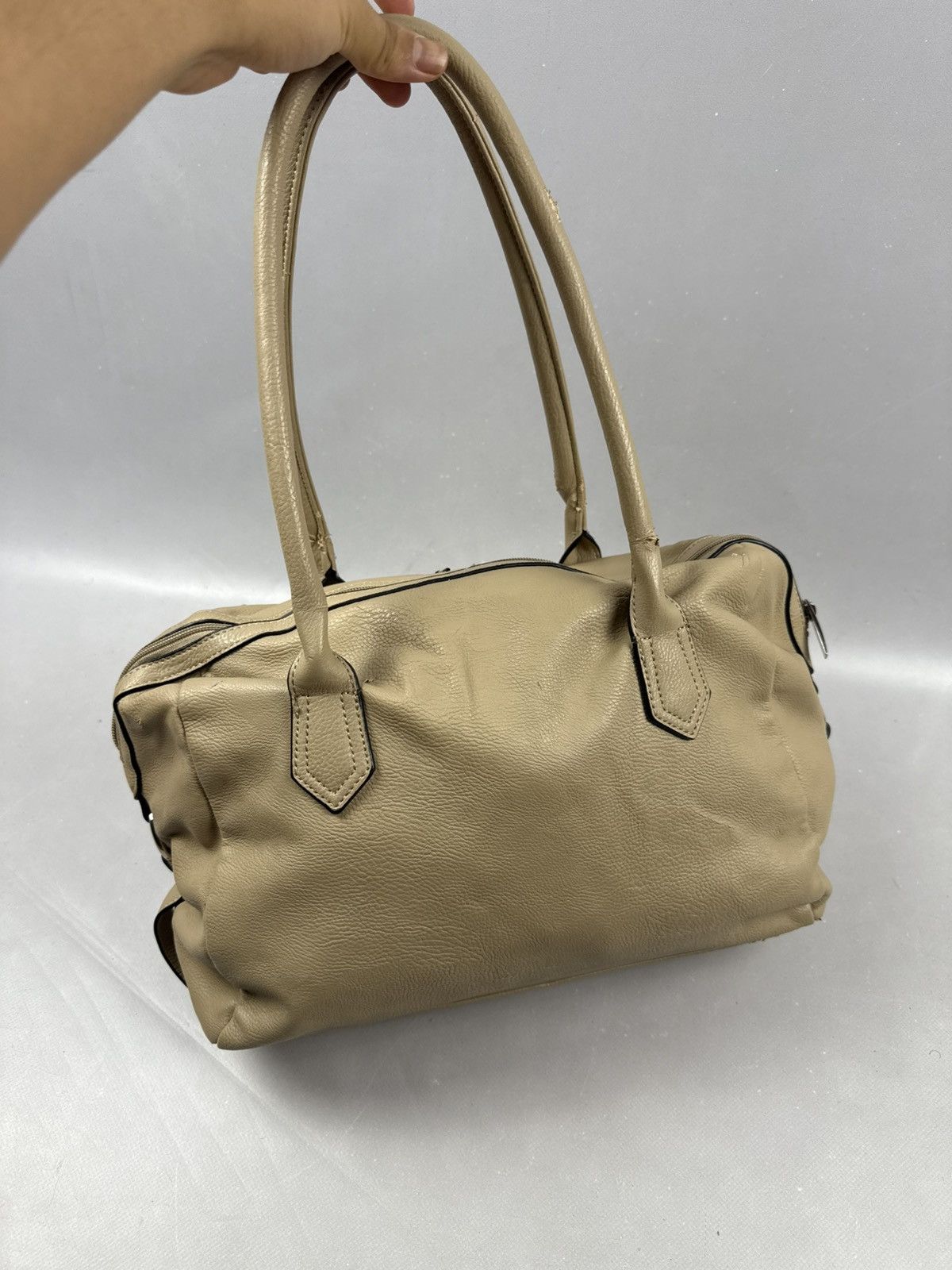 Mugler Mugler handbag vintage y2k beige leather model Size ONE SIZE - 7 Thumbnail