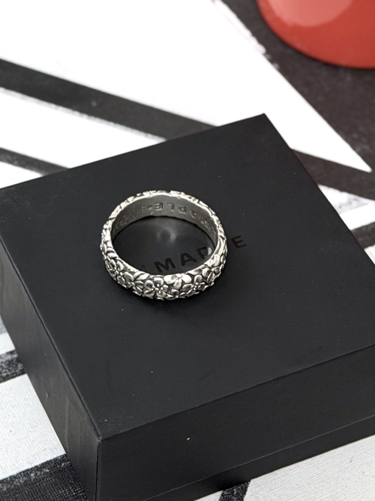 Other MAPLE Floral Band Ring (Silver 925) Size ONE SIZE - 5 Thumbnail