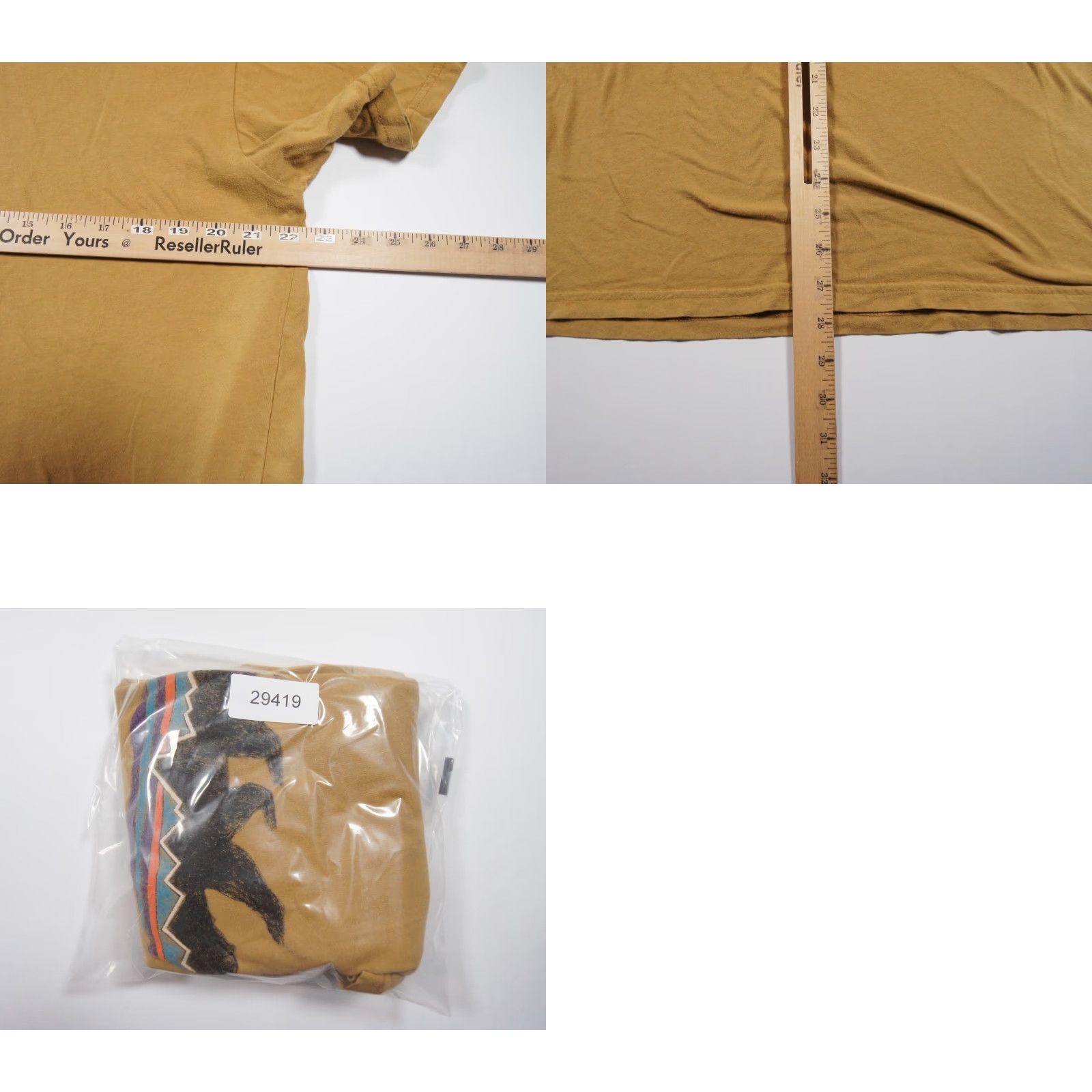 Patagonia Patagonia Shirt Mens XL Tan Short Sleeve Crewneck Slim Fit FLAWS*** Beige Cotton Logo Graphic Print All Seasons Outdoor Vintage No Size US XL / EU 56 / 4 - 8 Thumbnail