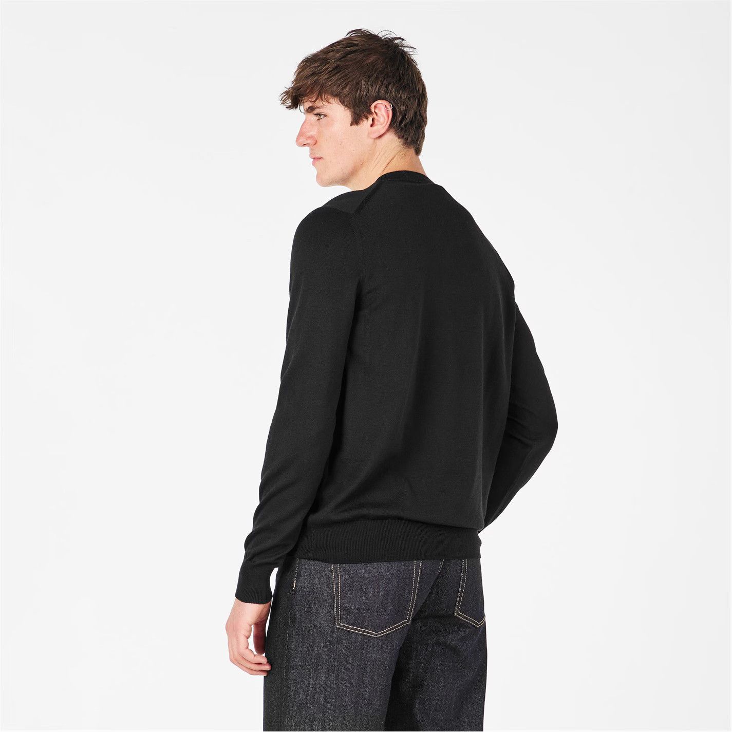 Alexander McQueen o1g2r1mq0326 Crew Neck Jumper in Black Size US L / EU 52-54 / 3 - 4 Thumbnail