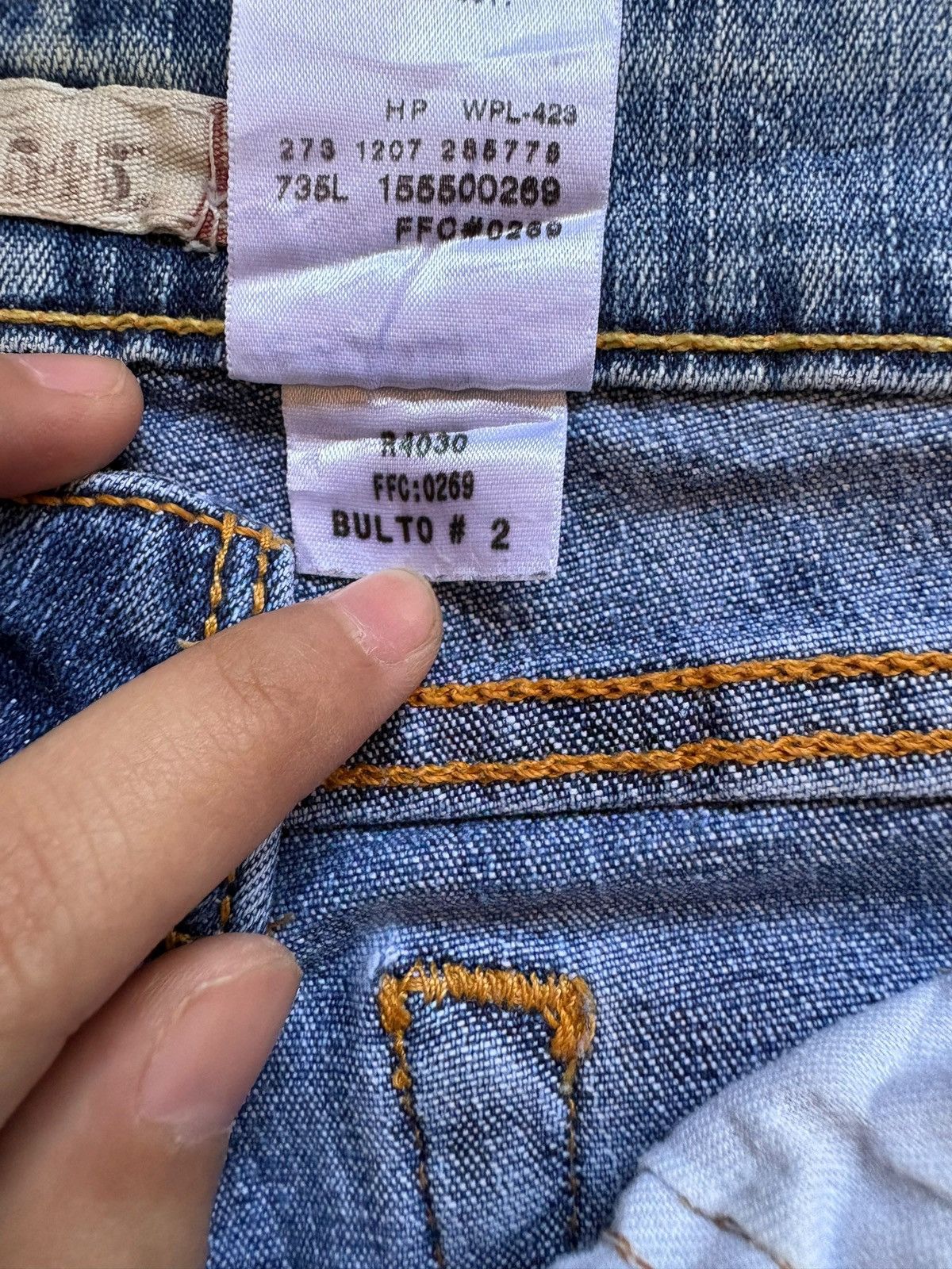 Levi's Vintage Levis Mud Wash Grunge Bootcut Jeans Size 31" - 11 Thumbnail