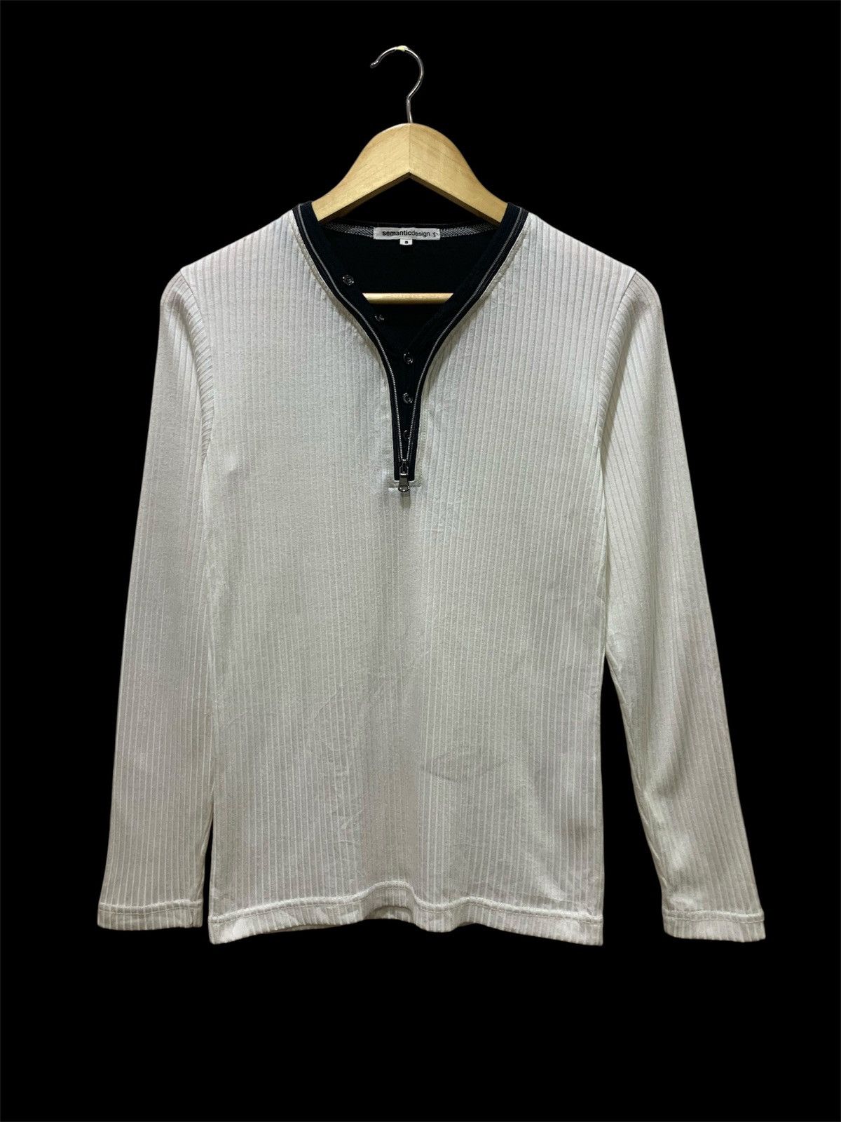 semanticdesign SemanticDesign Longsleeve Zipper Knitwear Size US S / EU 44-46 / 1 - 1 Thumbnail