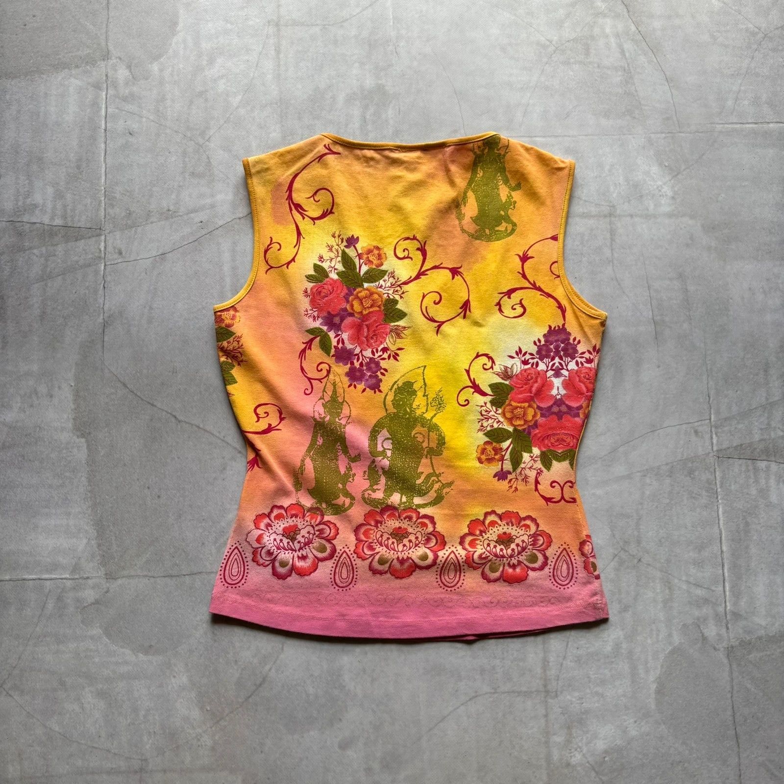 Hysteric Glamour × Undercover Y2K 00s Buddha Hindu Shiva Gothic Punk Tank Top T Shirt tee Size M / US 6-8 / IT 42-44 - 2 Thumbnail