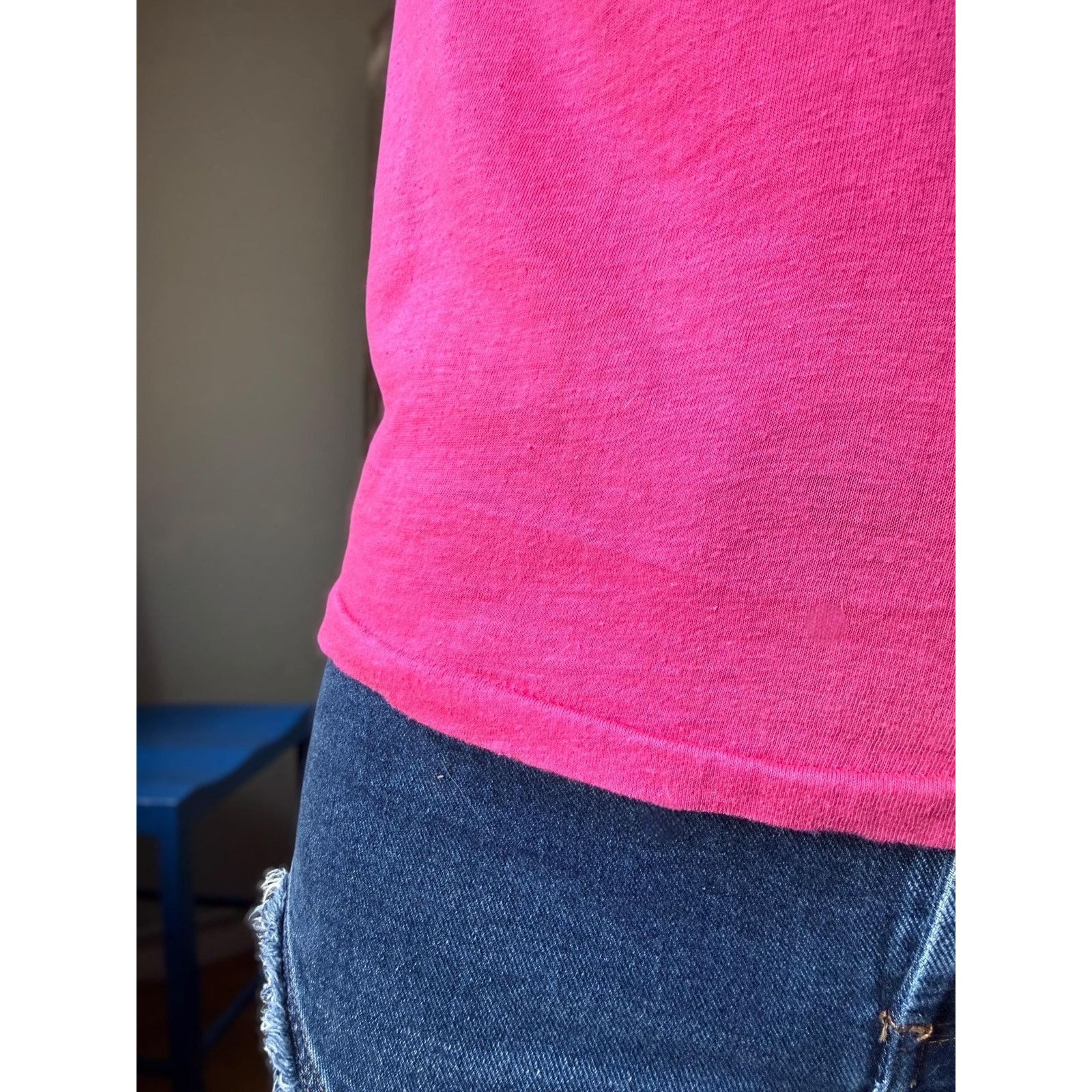 Vintage Vintage 80s Dolly Porkin’ Novelty T-Shirt | Hot Pink Tee | M Size M / US 6-8 / IT 42-44 - 9 Thumbnail