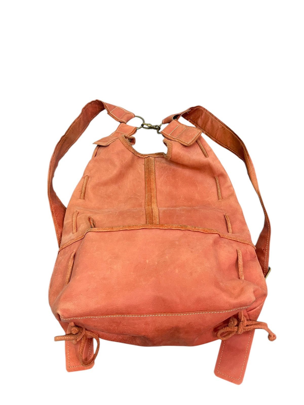 Genuine Leather Full Leather Petit Ami Backpack Bag 1🟩3 Size ONE SIZE - 4 Thumbnail