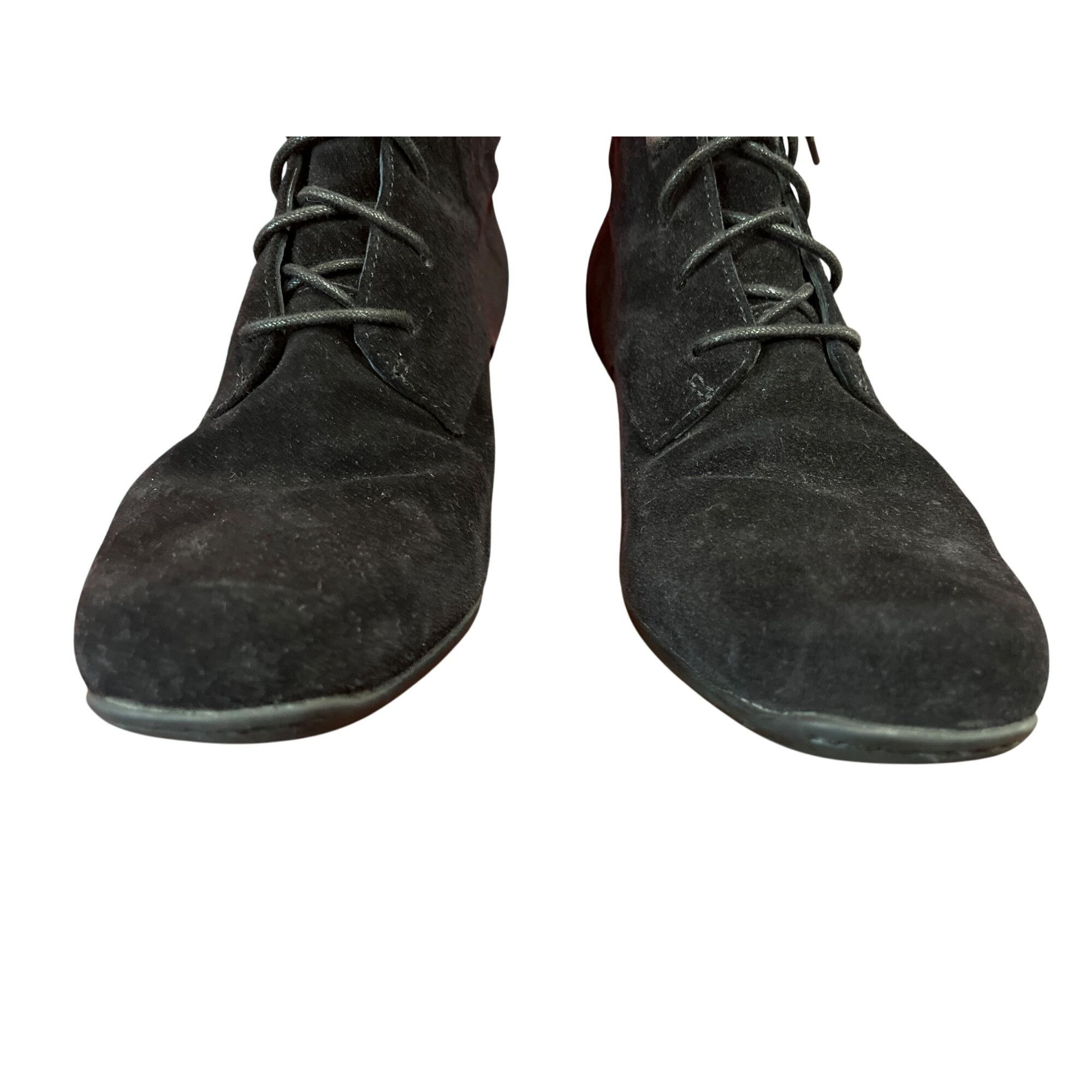 Clarks Clarks Active air Womens Black Suede Ankle Boots SZ 8 SKU 89 Size US 8 / IT 38 - 4 Thumbnail
