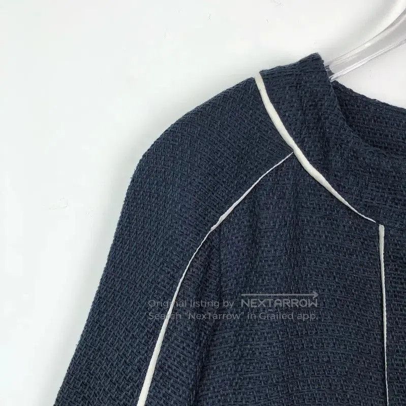 Chanel Chanel Navy Cotton Cardigan for Women . Size XXS / US 00 / IT 34 - 3 Thumbnail
