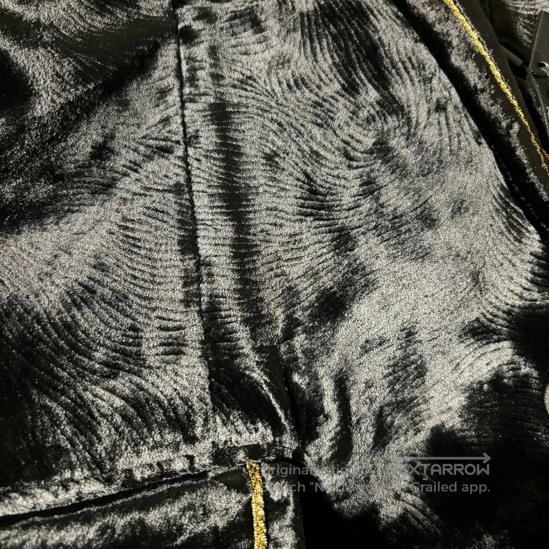 Saint Laurent Paris Saint Laurent Velvet Suit with Gold Accents. Size US S / EU 44-46 / 1 - 4 Thumbnail