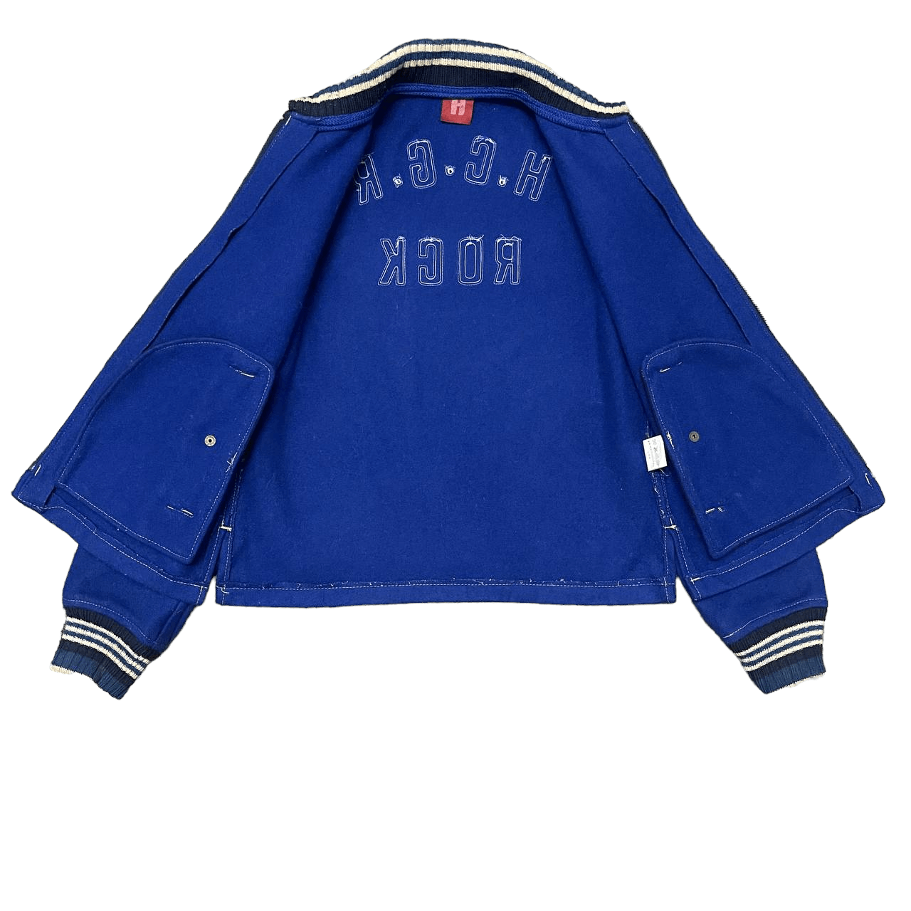 Hysteric Glamour Vintage 90s Hysteric Glamour H.C.G.R Rock Wool Zipper Jacket Size US S / EU 44-46 / 1 - 6 Thumbnail