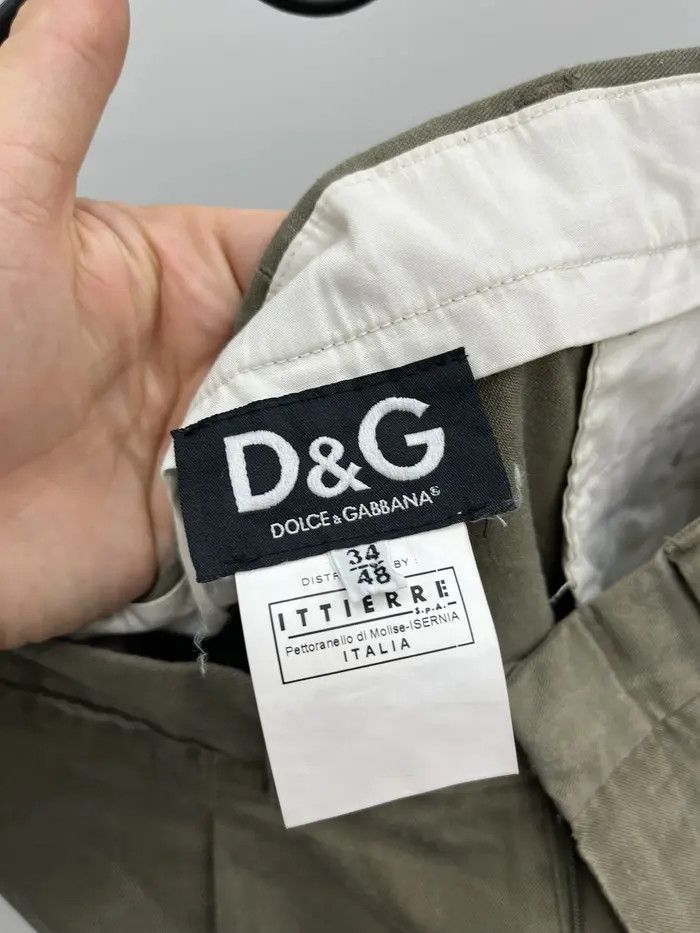 Dolce & Gabbana Vintage Dolce & Gabbana Player Army Shorts Size US 34 / EU 50 - 6 Thumbnail