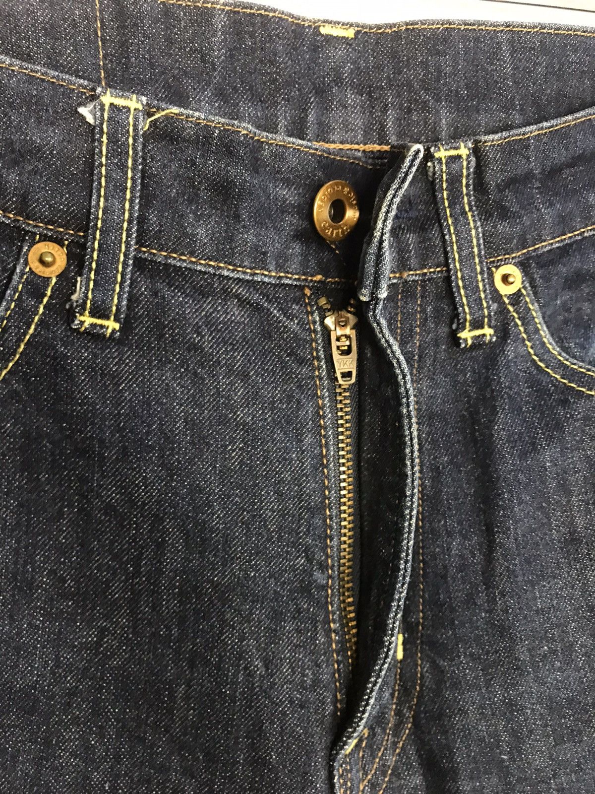 Japanese Brand Selvedge Denim Earth Music Ecology Size S Unisex Slim Size US 27 - 10 Thumbnail