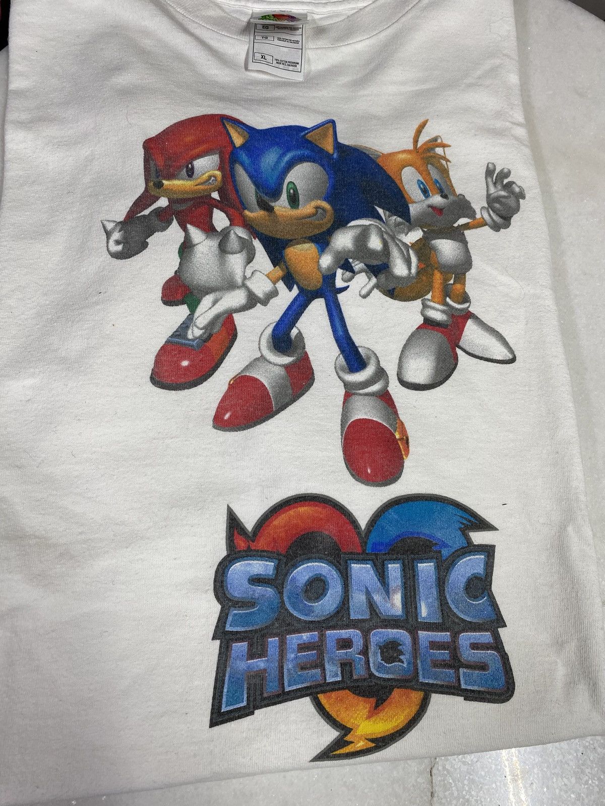 Vintage Vintage 00’ Sonic PlayStation Game Promo T-Shirt Adult Large Size US L / EU 52-54 / 3 - 4 Thumbnail