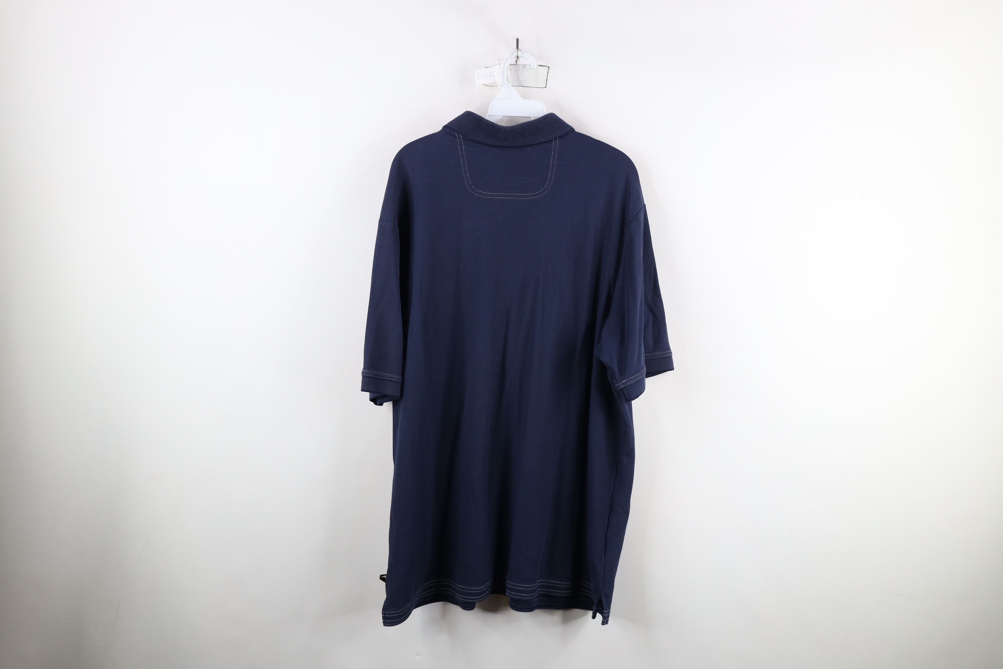 Tommy Bahama × Vintage Tommy Bahama Cotton Knit Collared Golf Polo Shirt Blue Size US XL / EU 56 / 4 - 10 Thumbnail