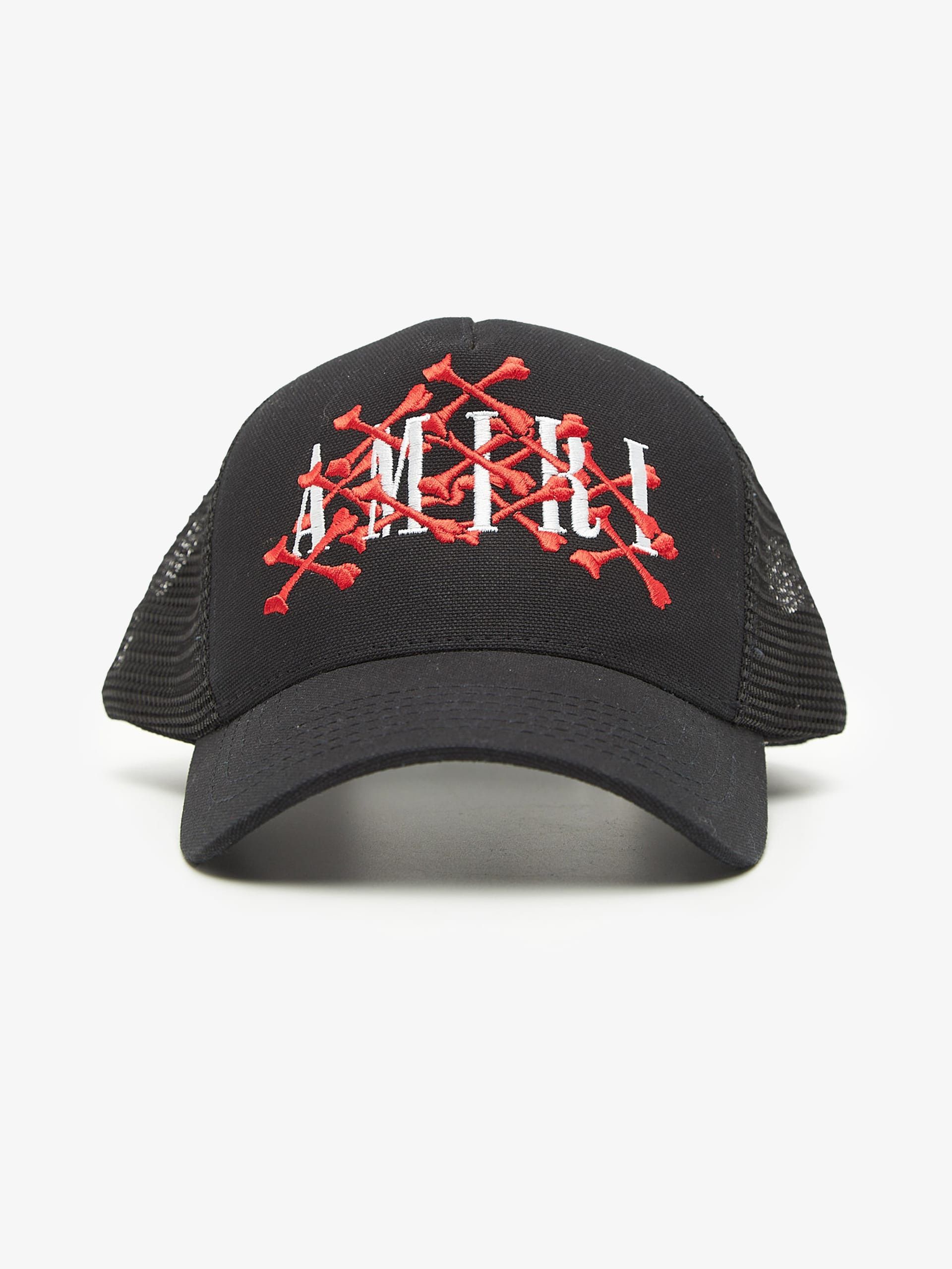 Amiri Black White Logo Embroidered Cotton Cap Size ONE SIZE - 1 Thumbnail
