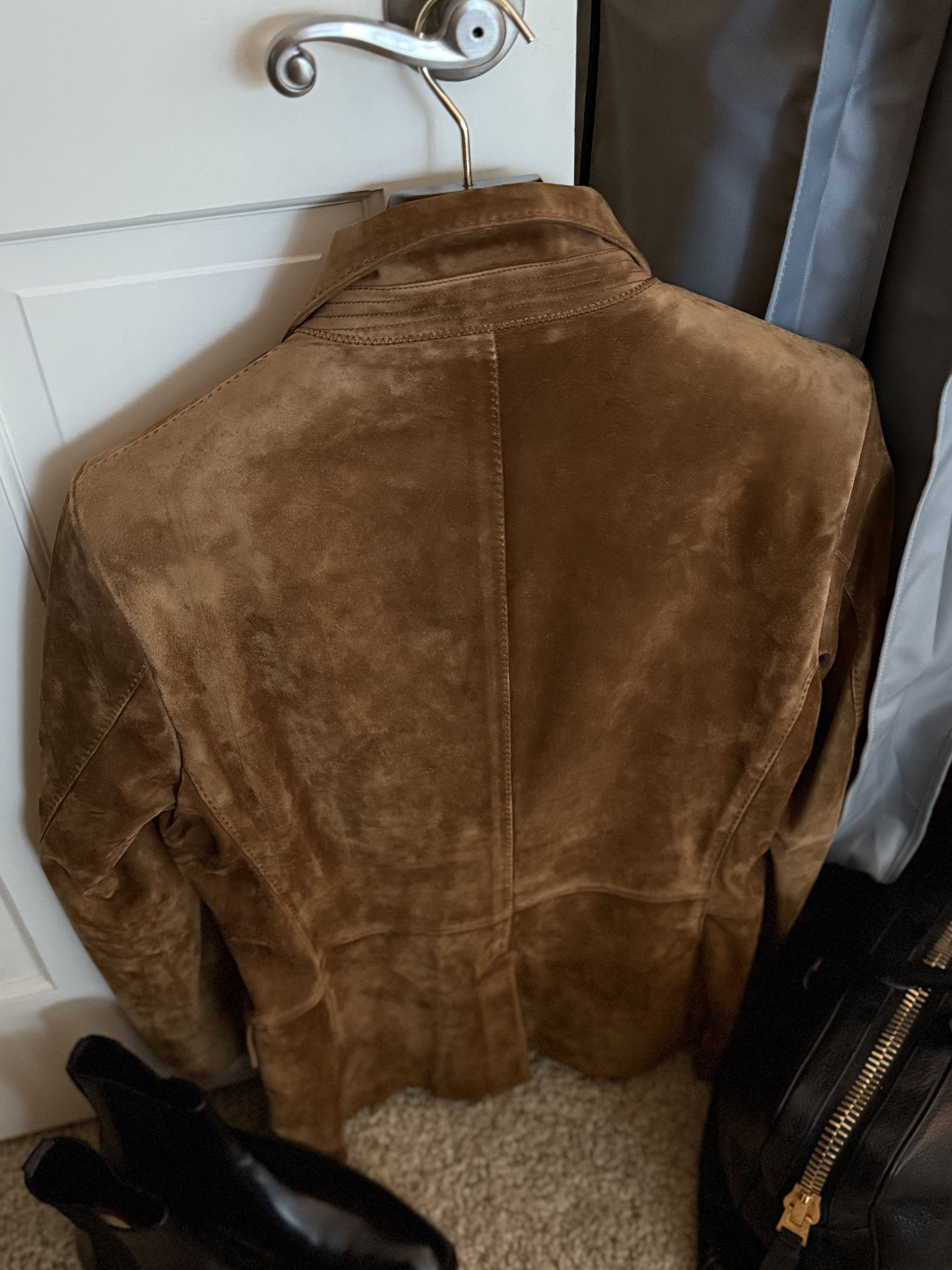 Tom Ford Ultimate Rare $10,700 w/tax TOM FORD Suede Blazer Size US L / EU 52-54 / 3 - 14 Thumbnail