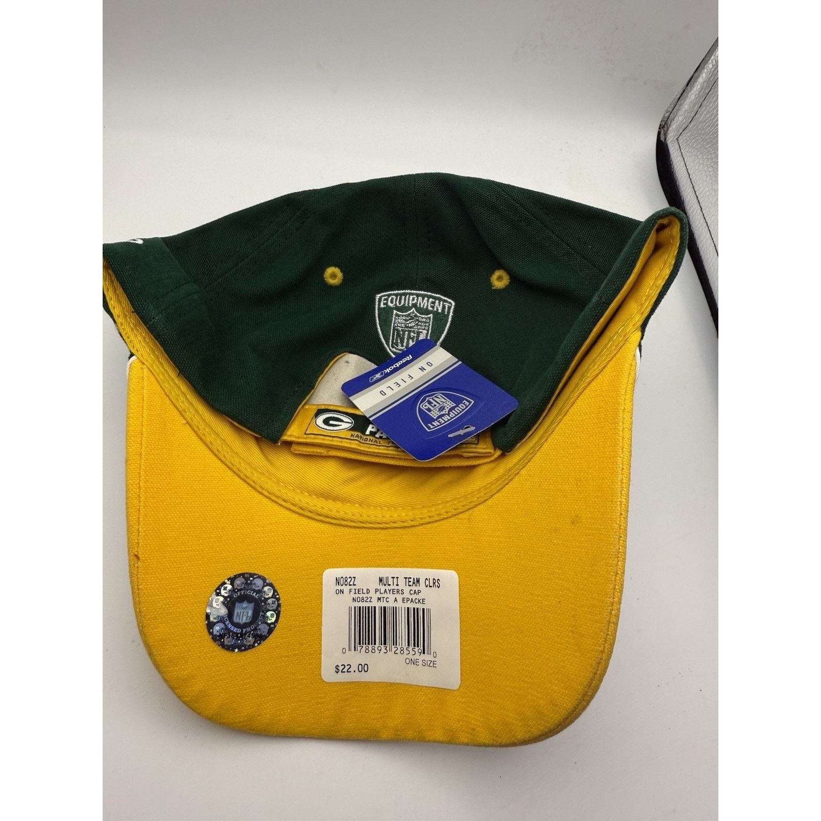 Reebok SB XXXI Champ Ron Cox Signed NWT On Field Reebok Hat Size ONE SIZE - 4 Thumbnail