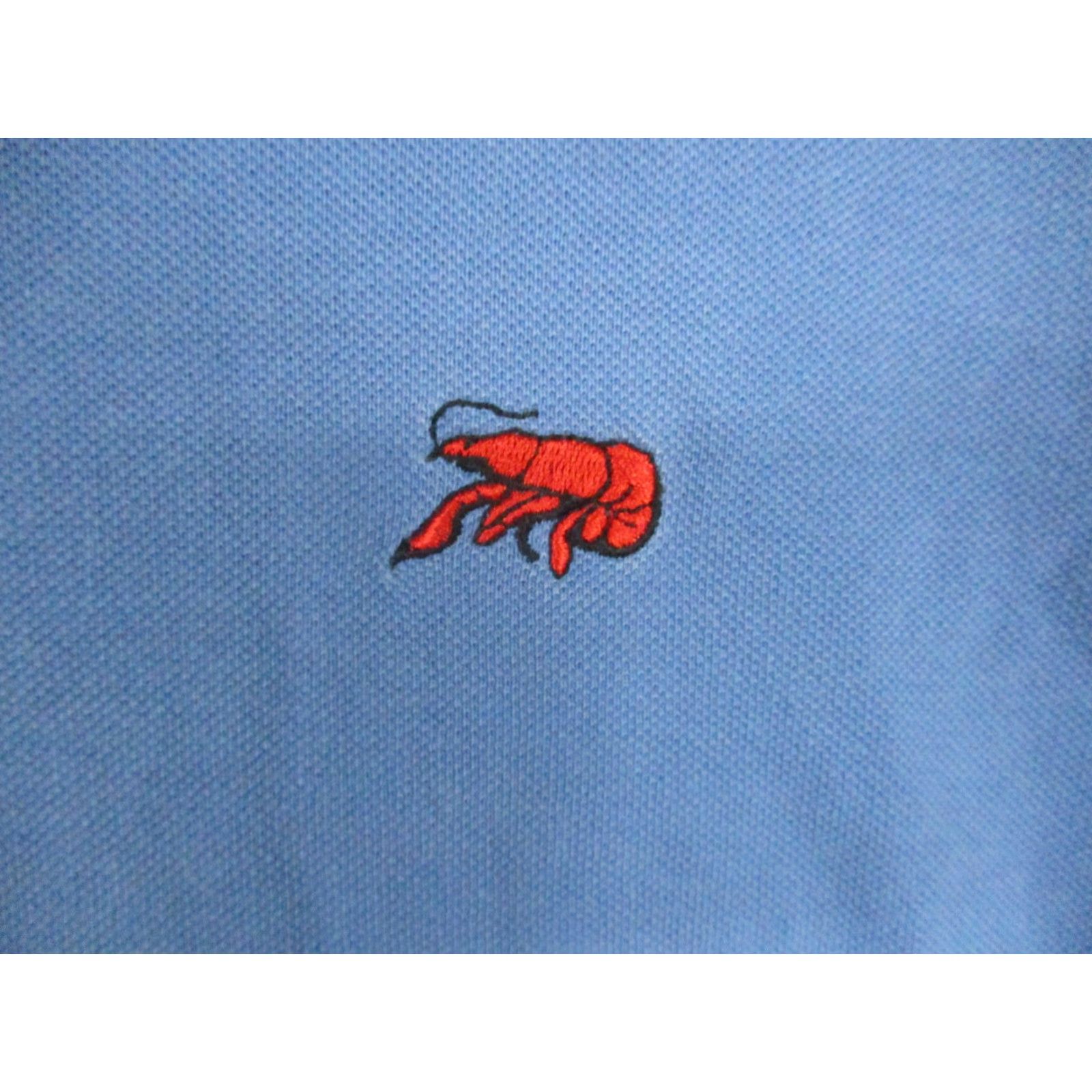 Vintage Perlis Polo Shirt Mens M Blue Embroidered Crawfish Logo Louisiana Classic Size US M / EU 48-50 / 2 - 2 Thumbnail
