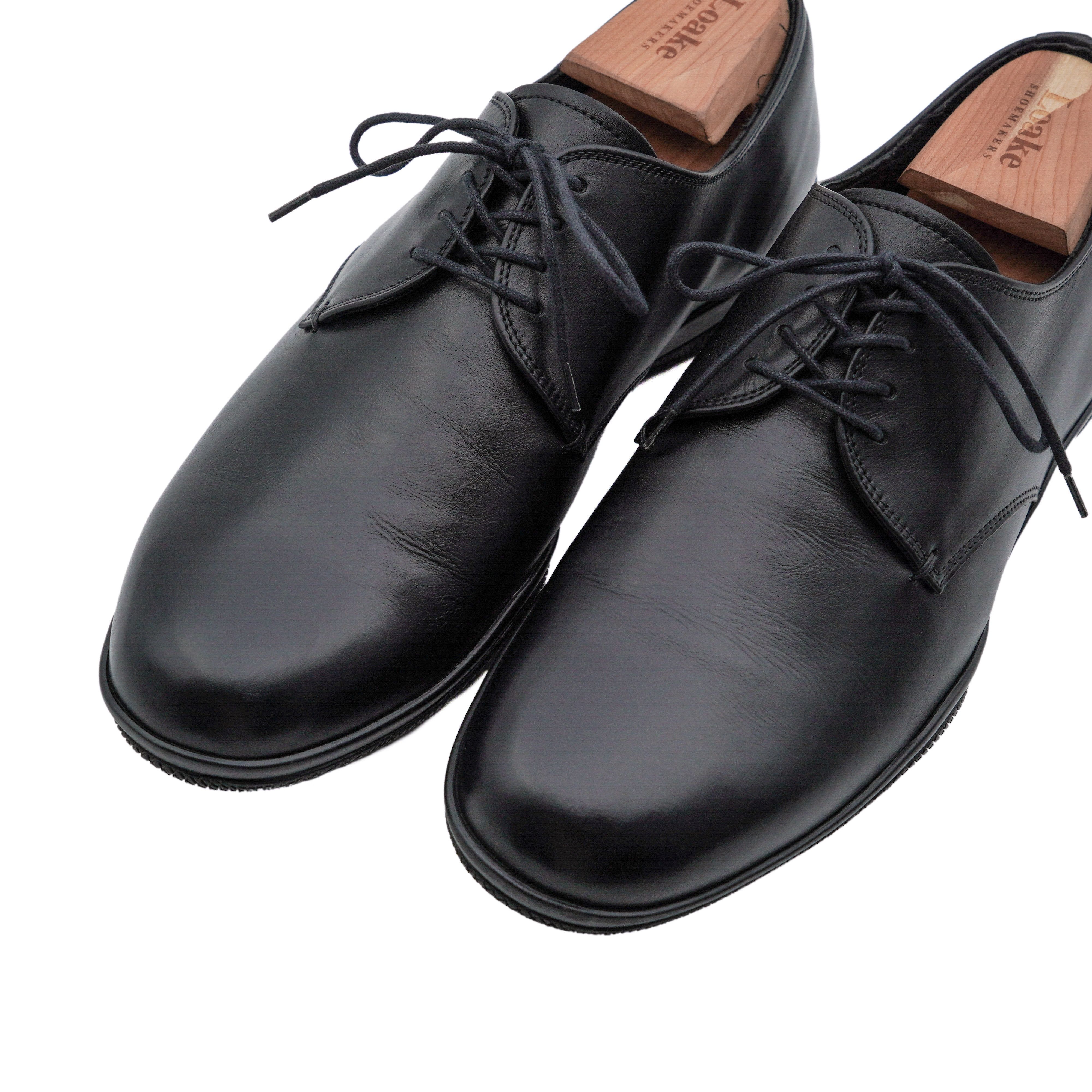 Prada Vintage Prada Men's Black Smooth Leather Derby Formal Shoes Size US 7 / EU 40 - 7 Thumbnail
