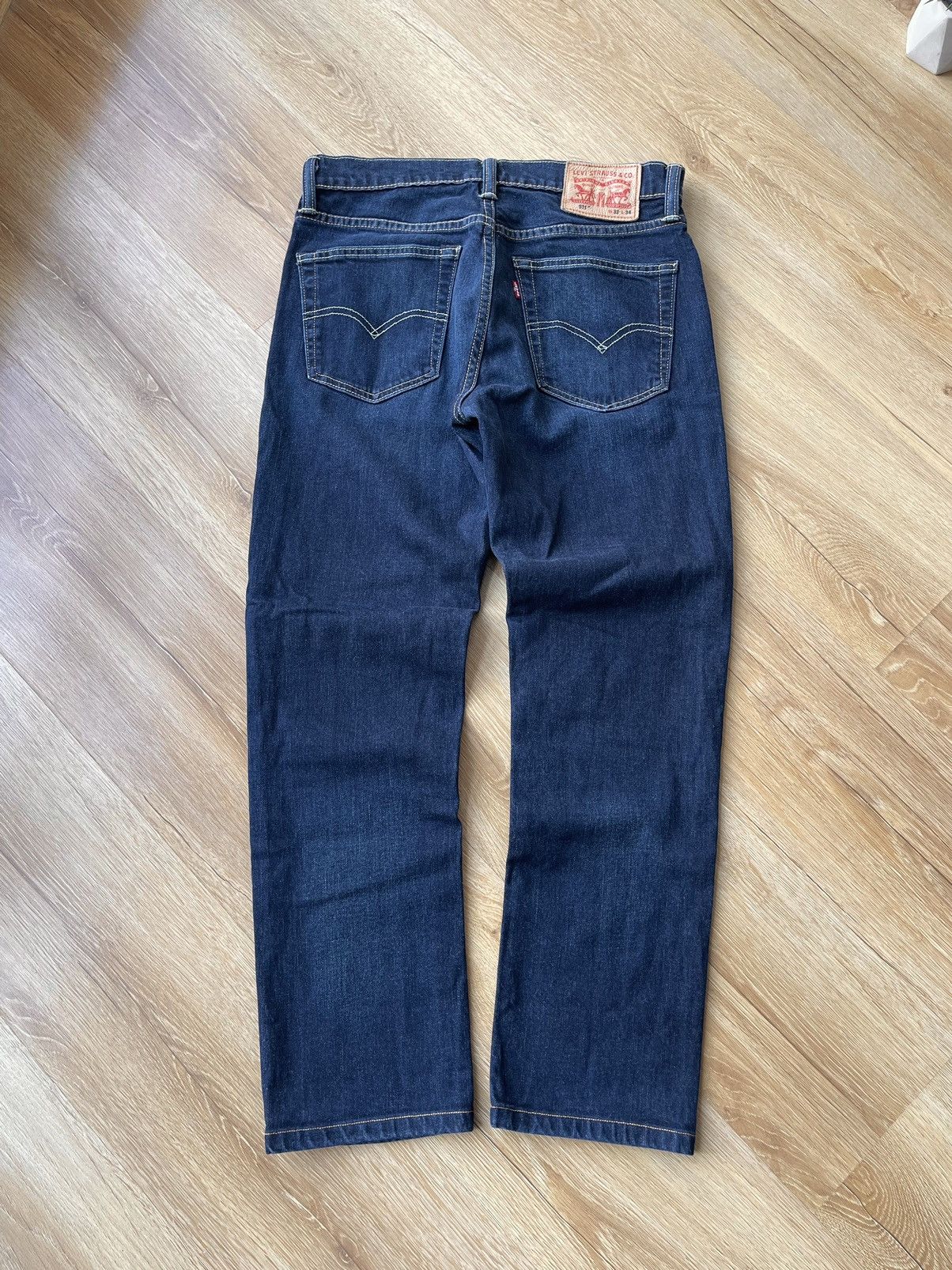 Levi's Levi's 511 Slim Fit Blue Denim Jeans Dark Wash Classic Size US 31 - 2 Thumbnail