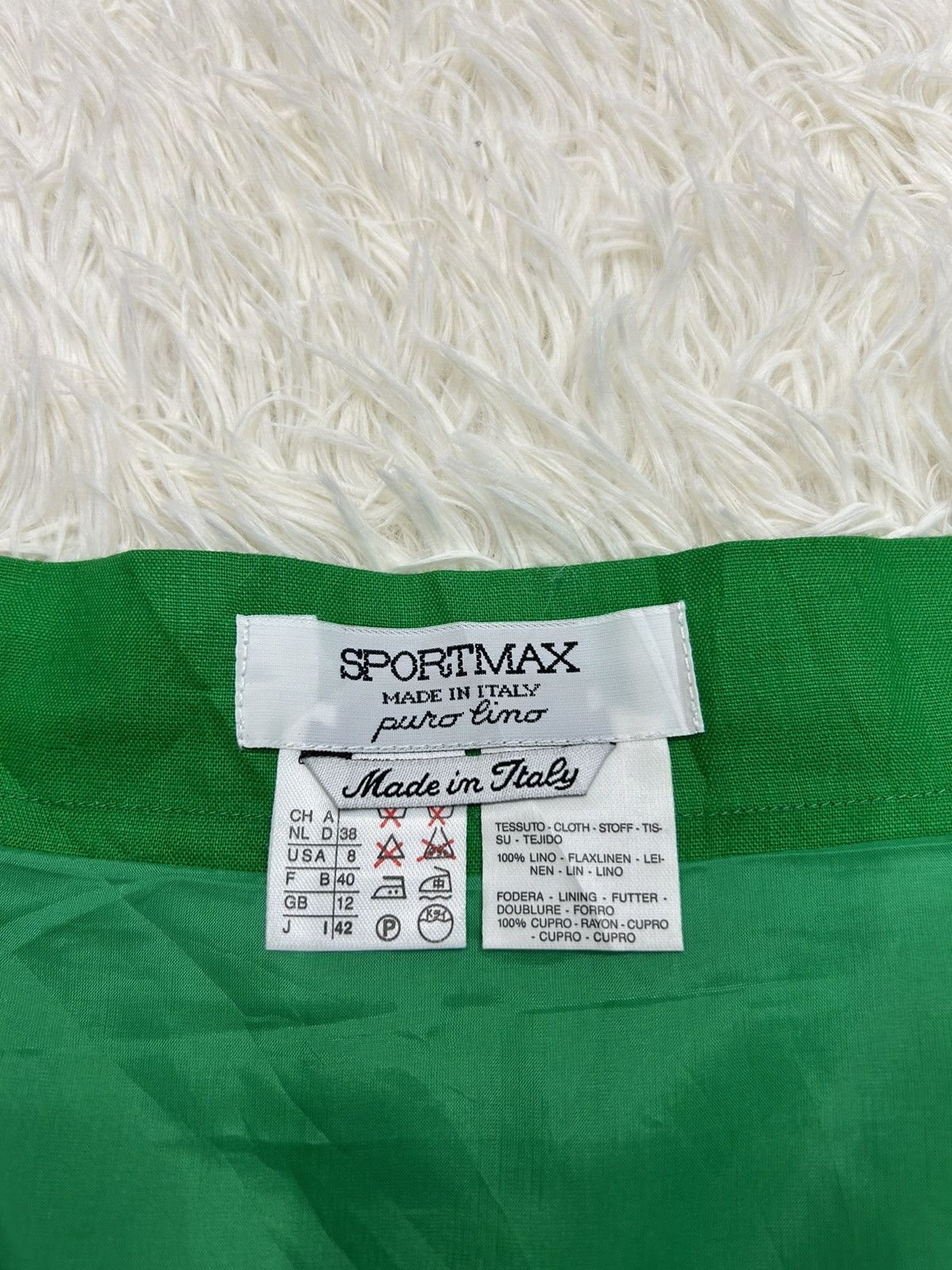 Sportmax Sportmax Flax Linen Mini Skirts Size 26" / US 2 / IT 38 - 6 Thumbnail