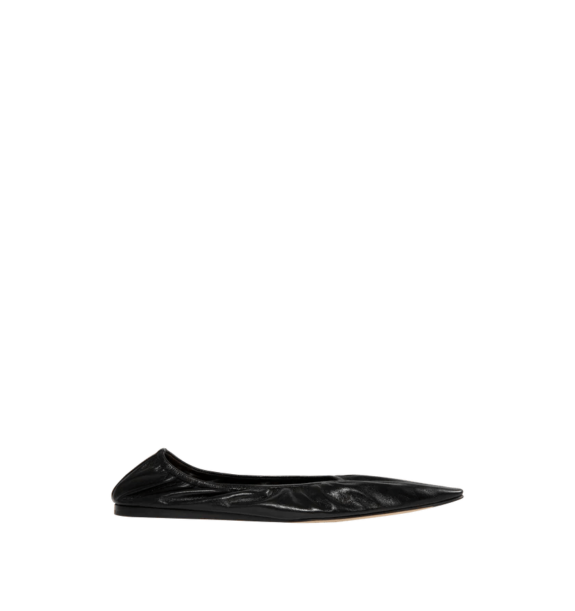 The Row o1h1sh11225 Liisa Flat in Black Size US 6.5 / IT 36.5 - 1 Thumbnail