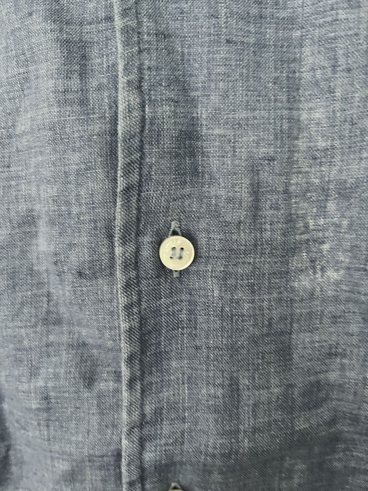Loro Piana Loro Piana blue linen shirt size medium Size US M / EU 48-50 / 2 - 4 Thumbnail