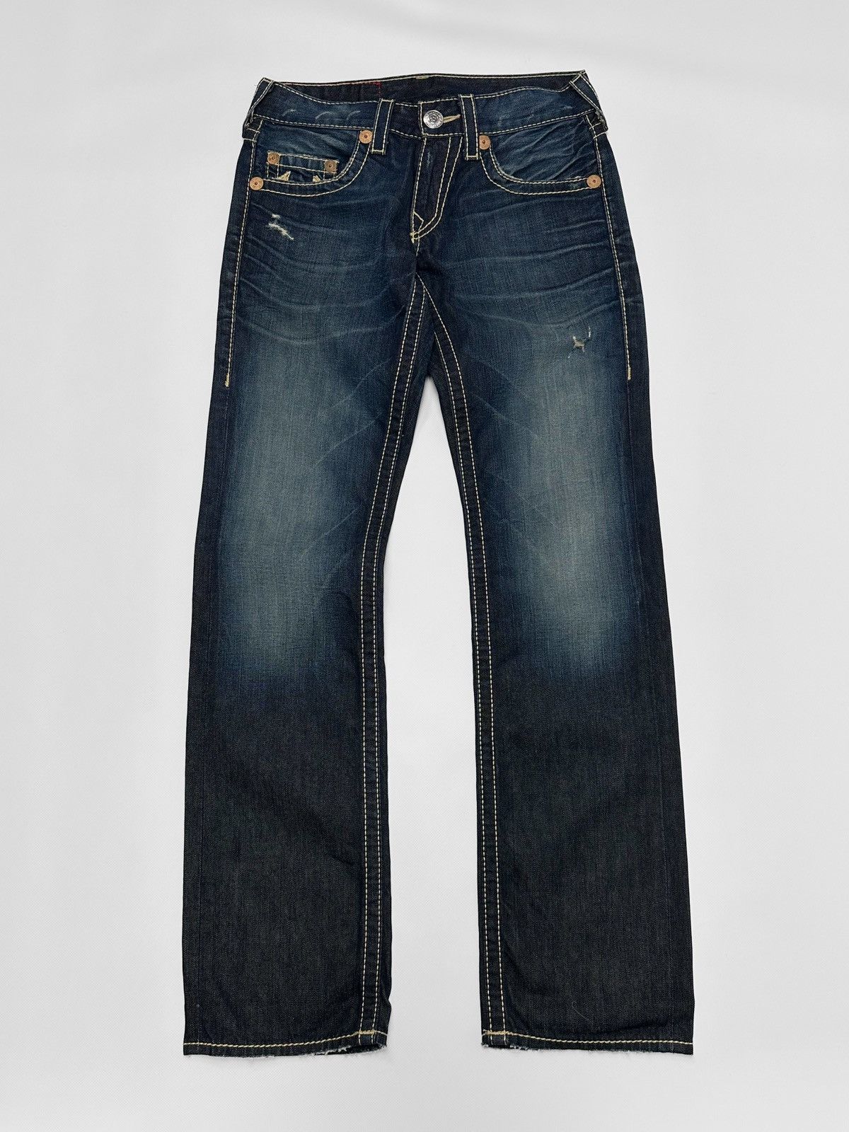 True Religion Vintage True Religion Jeans Rainbow Stitch Bobby Super T Size US 29 - 3 Thumbnail