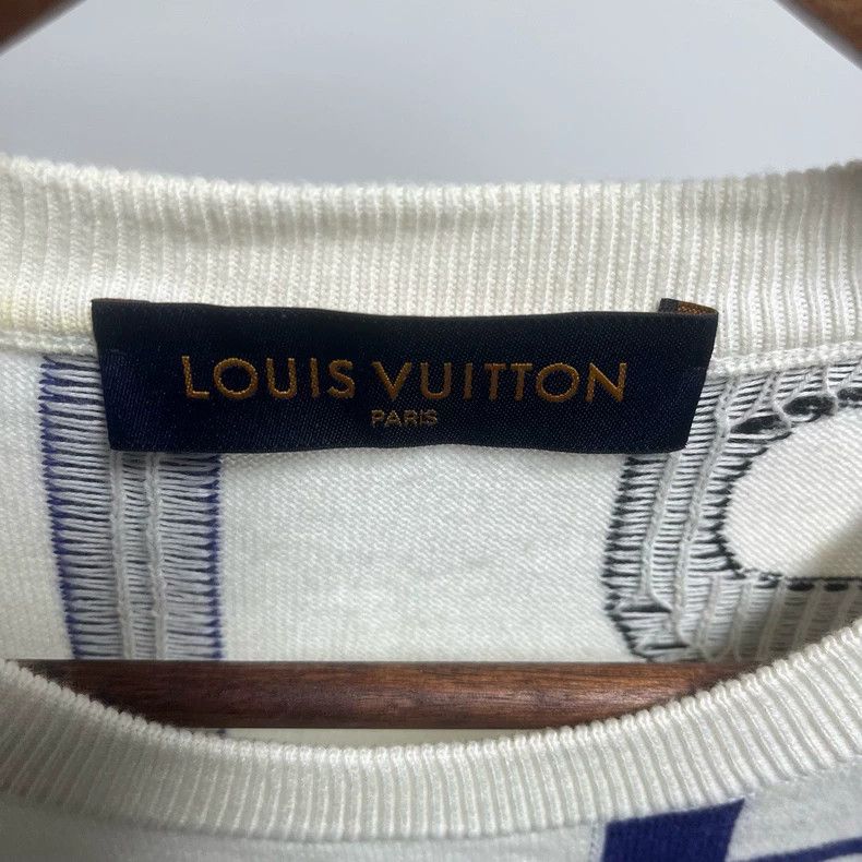 Louis Vuitton Louis Vuitton Full printed bullet-screen knit short sleeves Size US M / EU 48-50 / 2 - 3 Thumbnail