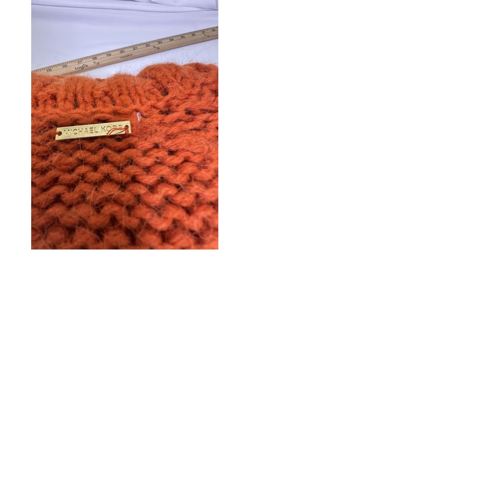 Michael Kors michael michael kors Cable Knit Sweater Turtle Kneck Crop Top Ombré Size Medium Size M / US 6-8 / IT 42-44 - 9 Thumbnail