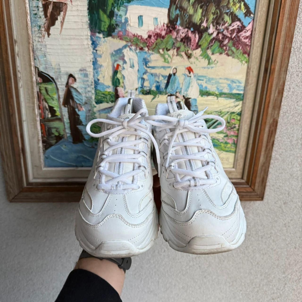 SKECHERS Skechers White Sneakers Outdoor Gorpcore Retro Size US 9.5 / EU 42-43 - 2 Thumbnail