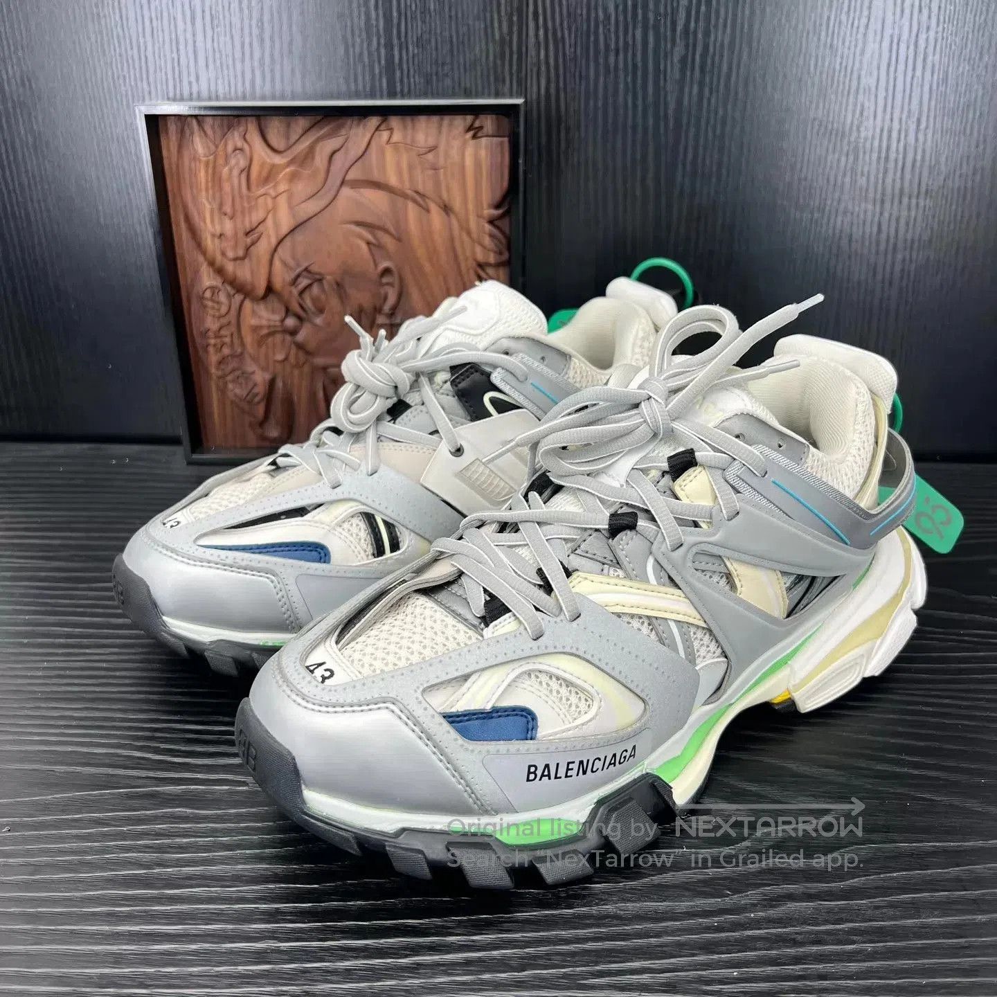 Balenciaga Gray Low-Top Sneakers Size 10. Size US 10 / EU 43 - 1 Thumbnail