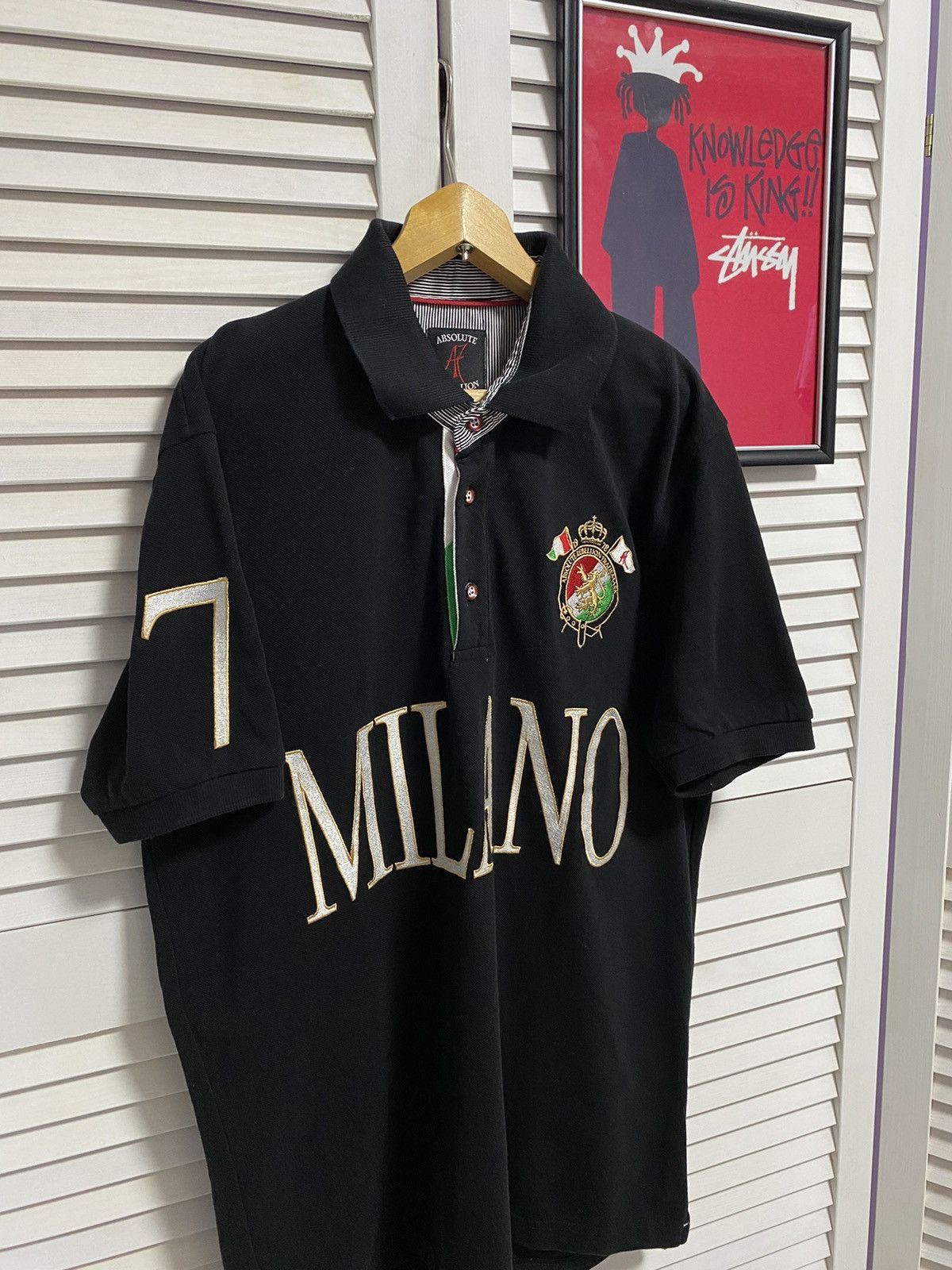 Vintage Polo Styled Ralph Lauren Chief Keef Milano Number Logo City Size US L / EU 52-54 / 3 - 2 Thumbnail