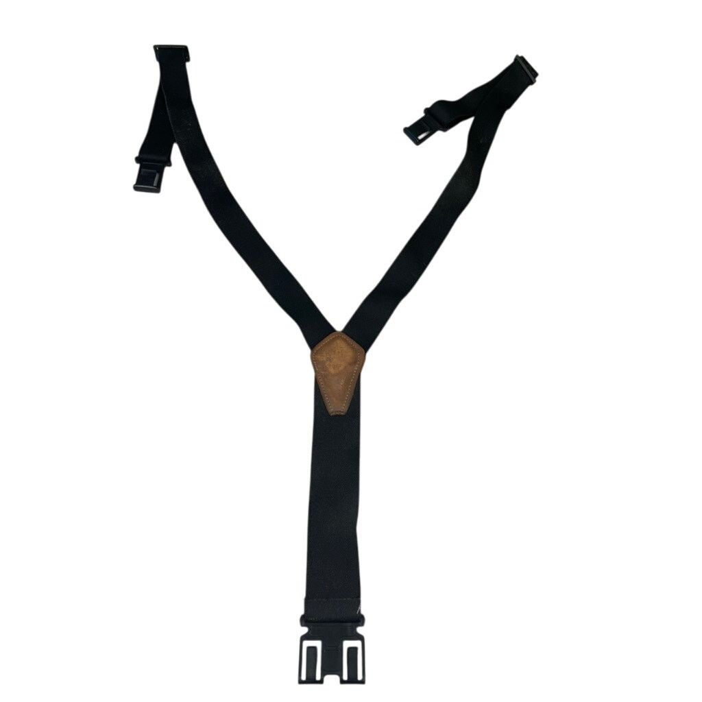 Dickies Dickie's Perry Suspenders Black Y-Back Leather Patch Size ONE SIZE - 2 Thumbnail