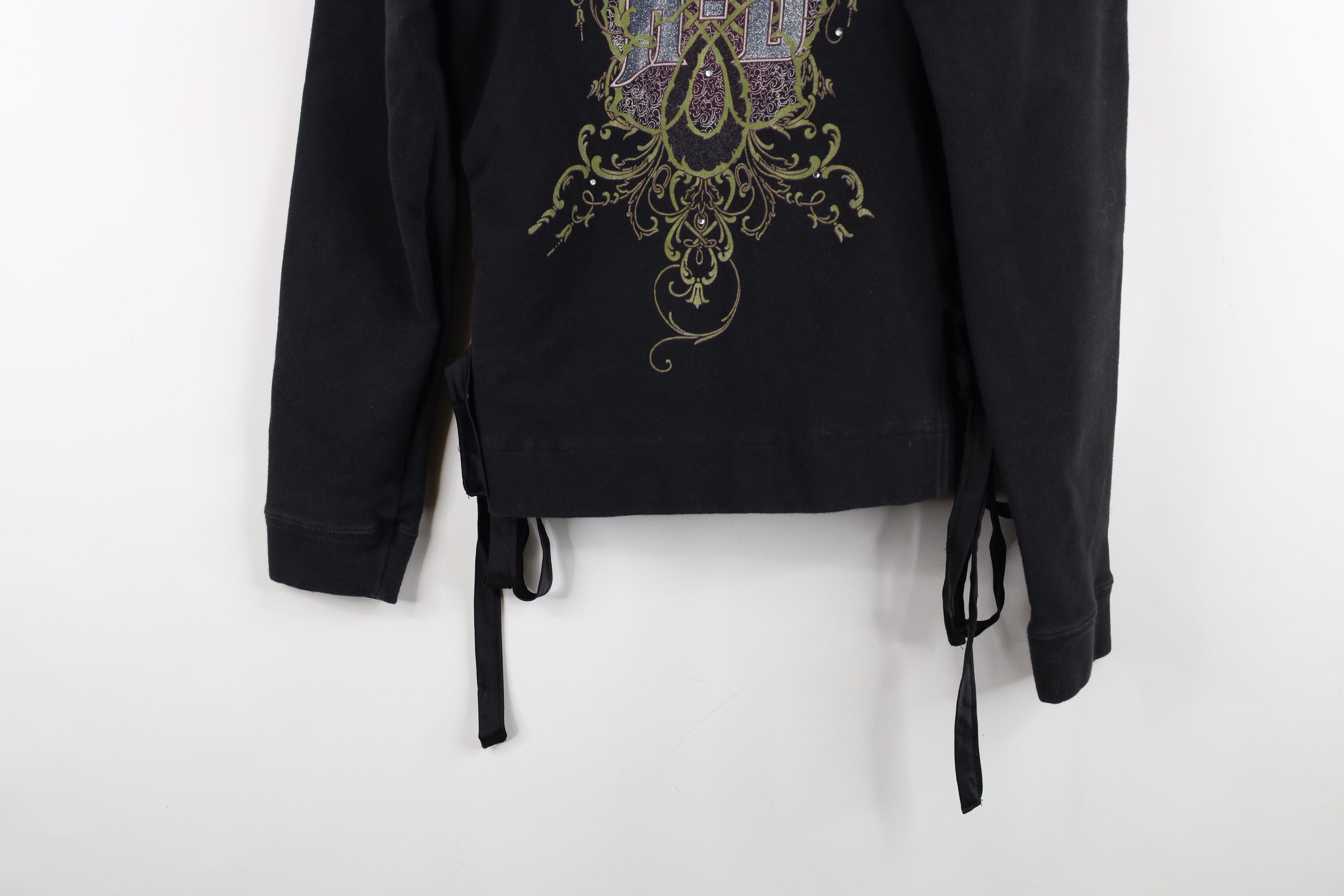 Harley Davidson Vintage Harley Davidson Sequin Tribal Tie Full Zip Hoodie Size S / US 4 / IT 40 - 16 Thumbnail