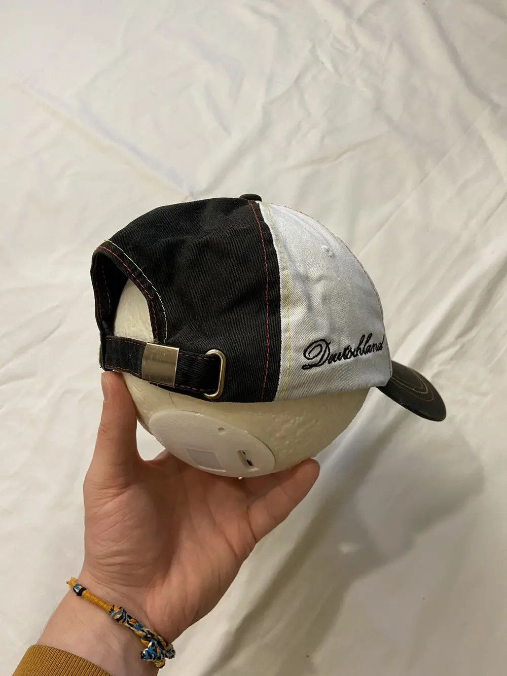 Vintage VINTAGE GERMANY SOCCER CAP Y2K HAT DEUTSCHER FUSSBALL BUND Size ONE SIZE - 3 Thumbnail