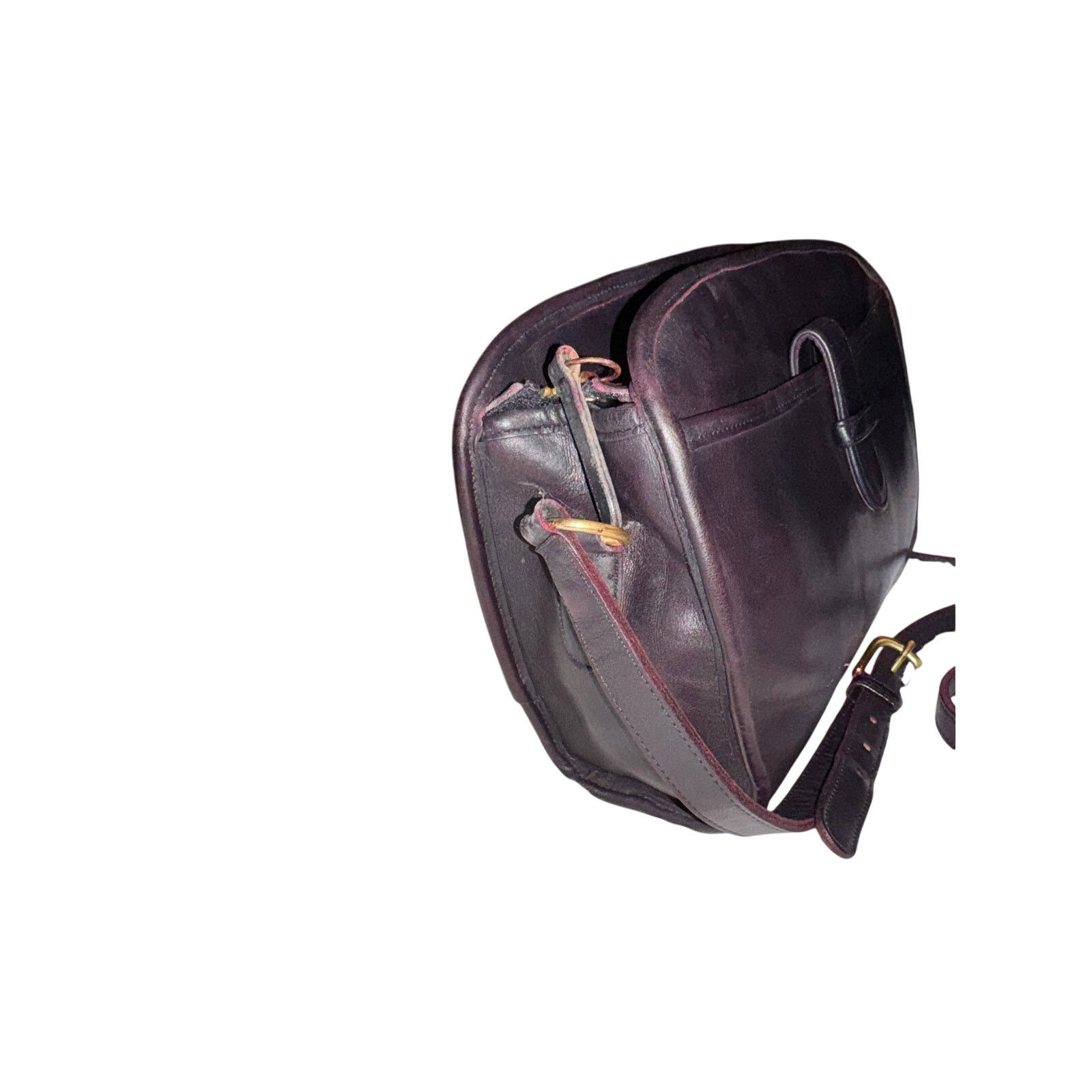 Coach Vintage Restored Brighton Oxblood Leather Crossbody Bag Size ONE SIZE - 9 Thumbnail