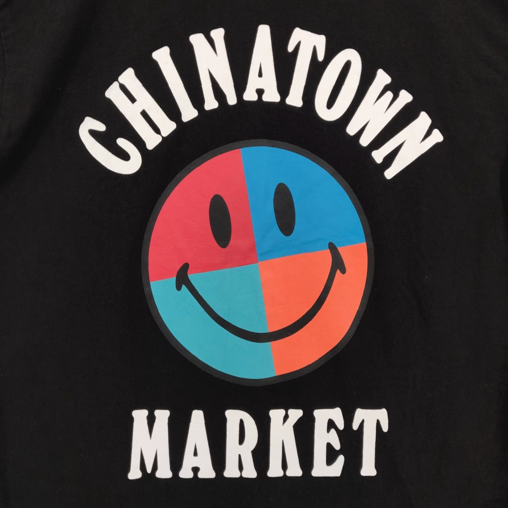 Vintage Chinatown Market X Smiley Shirt Mens Medium Black UO Exclusive Quarters Size US M / EU 48-50 / 2 - 5 Thumbnail
