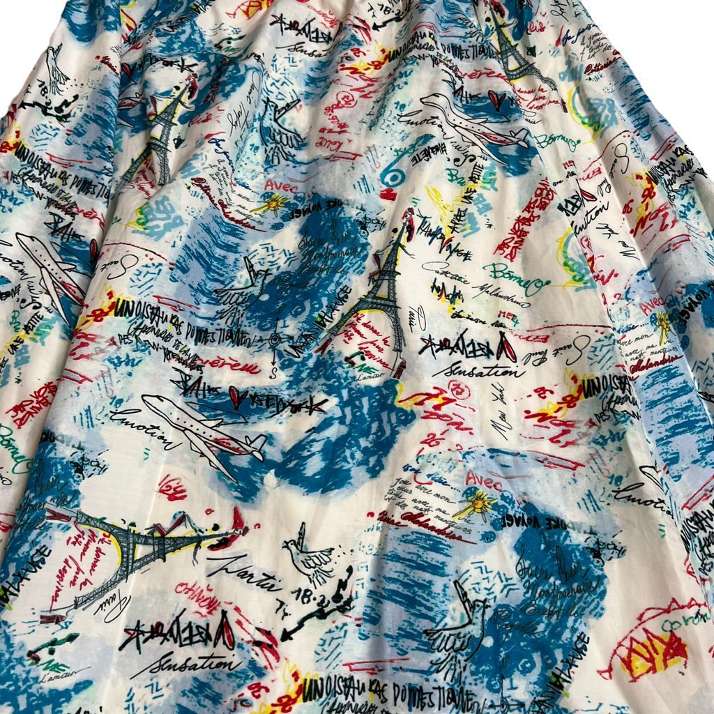 Other NWT Catherine Malandrino Flash Maxi silk blend Skirt. Size 28" / US 6 / IT 42 - 14 Thumbnail