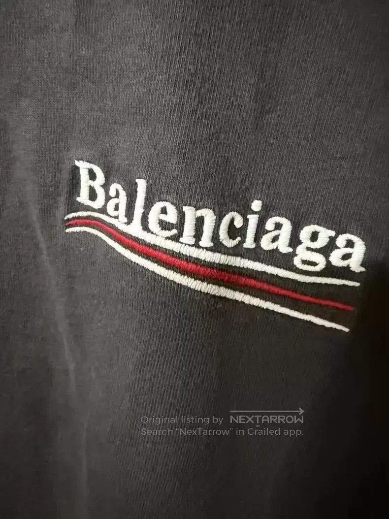 Balenciaga Balenciaga Smoke grey Coca-Cola wave embroidery logo short Size US S / EU 44-46 / 1 - 8 Thumbnail