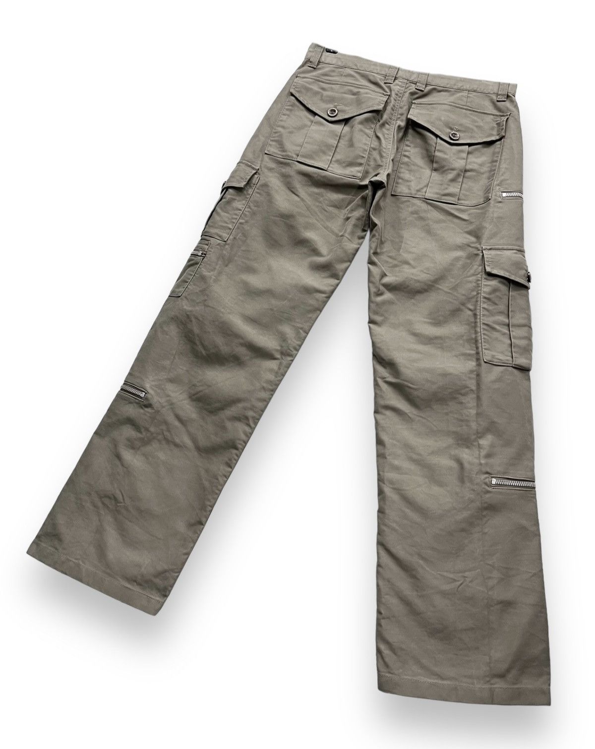 Tornado Mart 🔥FYE 12 Pocket MODERN LOVERS Punk Zippers Cargo Pants Size 29" - 8 Thumbnail