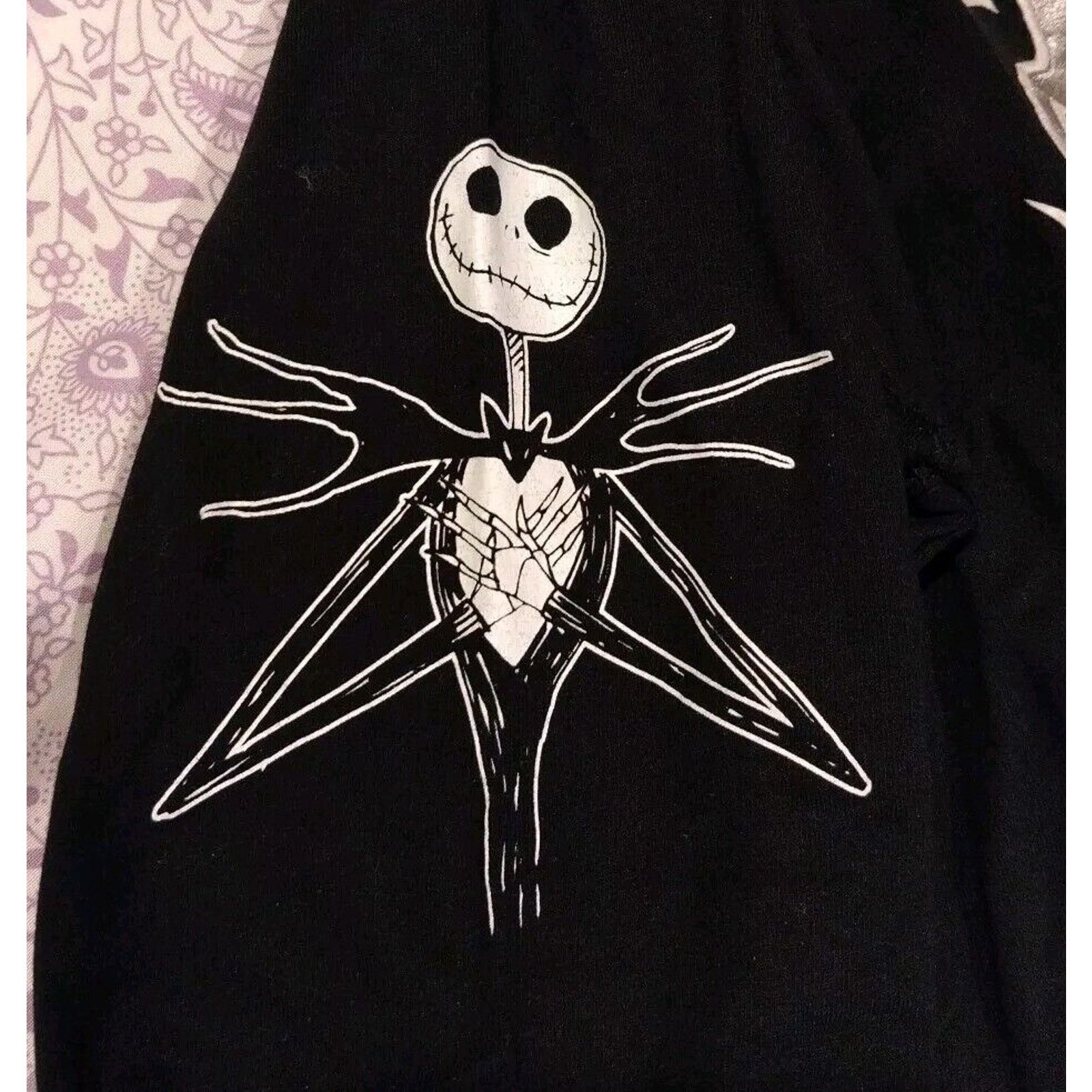 Disney Disney Nightmare Before Christmas Applique Women XS Crop, Size XS / US 0-2 / IT 36-38 - 2 Thumbnail