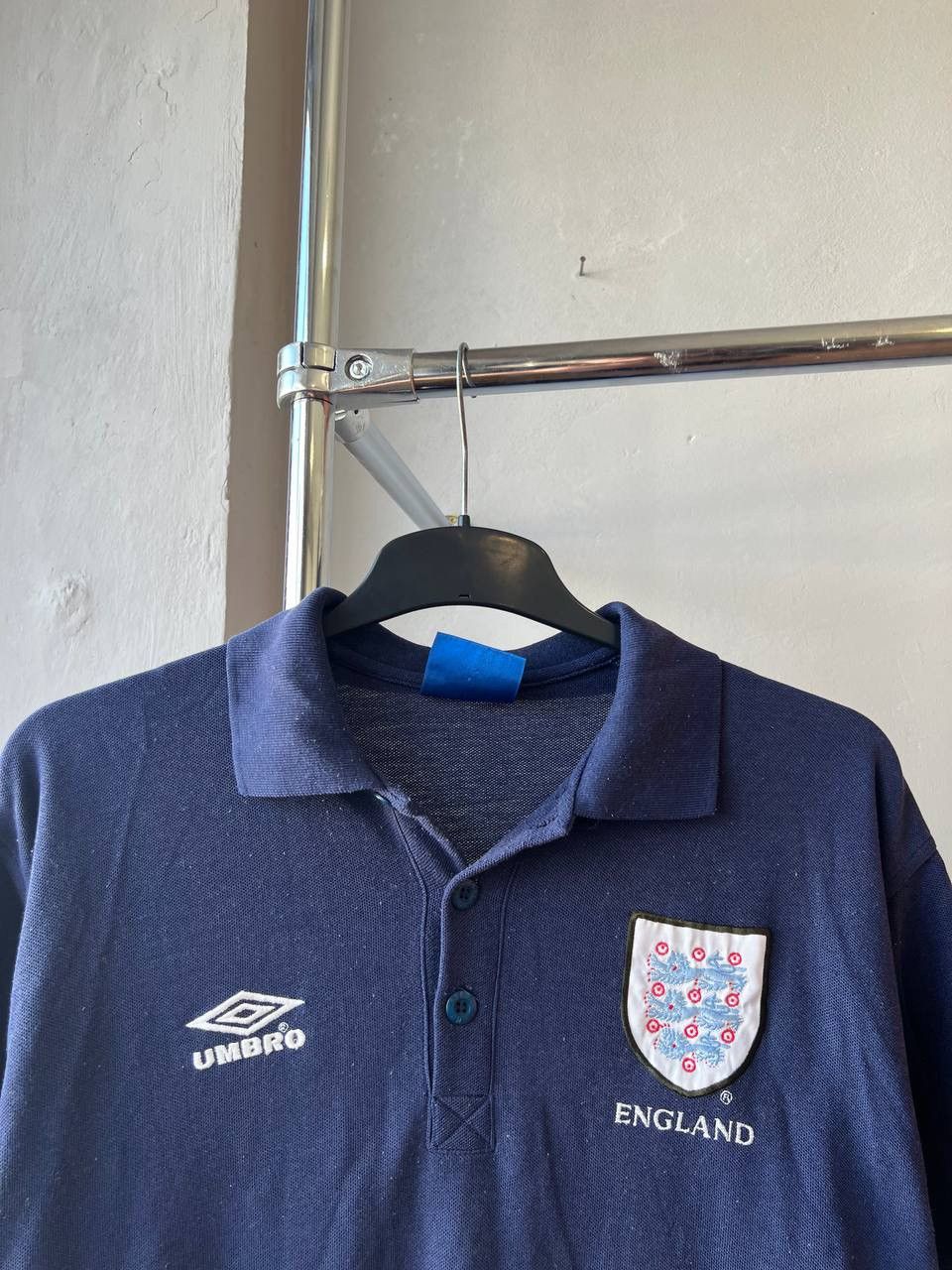 Umbro 1996/97 ENGLAND TEAM TRAINING SOCCER FOOTBALL JERSEY SHIRT M Size US M / EU 48-50 / 2 - 3 Thumbnail