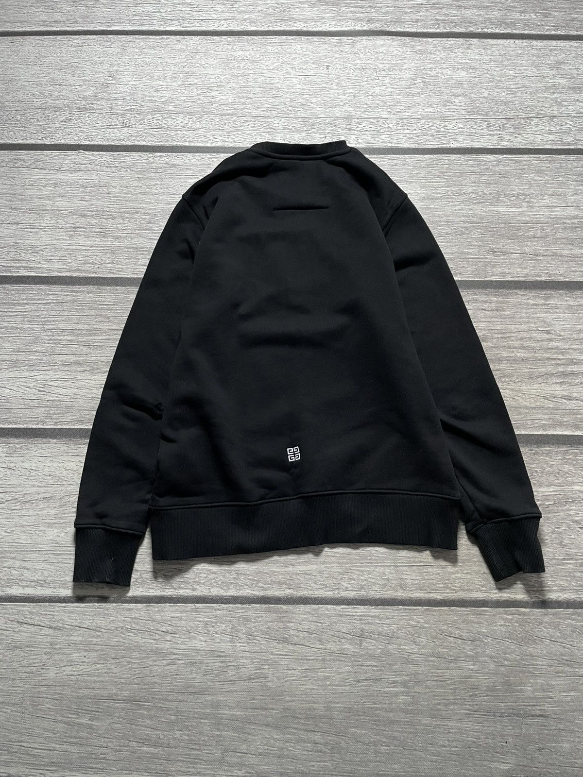 Givenchy Givenchy College Slim Fit Crewneck Black Sweatshirt Size US S / EU 44-46 / 1 - 4 Thumbnail