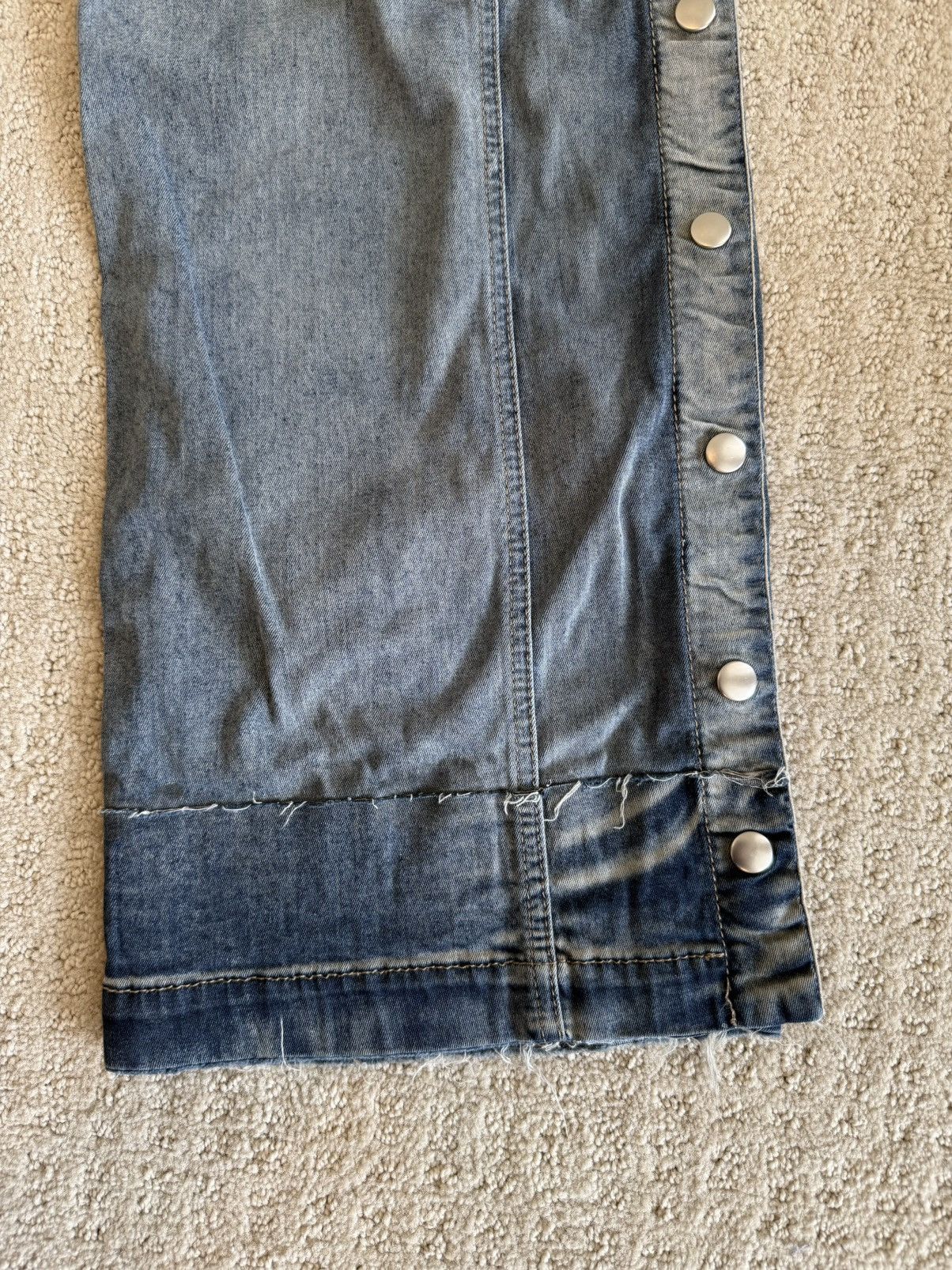Rick Owens Rick Owen’s Pusher Hustler Denim Pants (Raw Cut Hem) Size US 30 / EU 46 - 6 Thumbnail