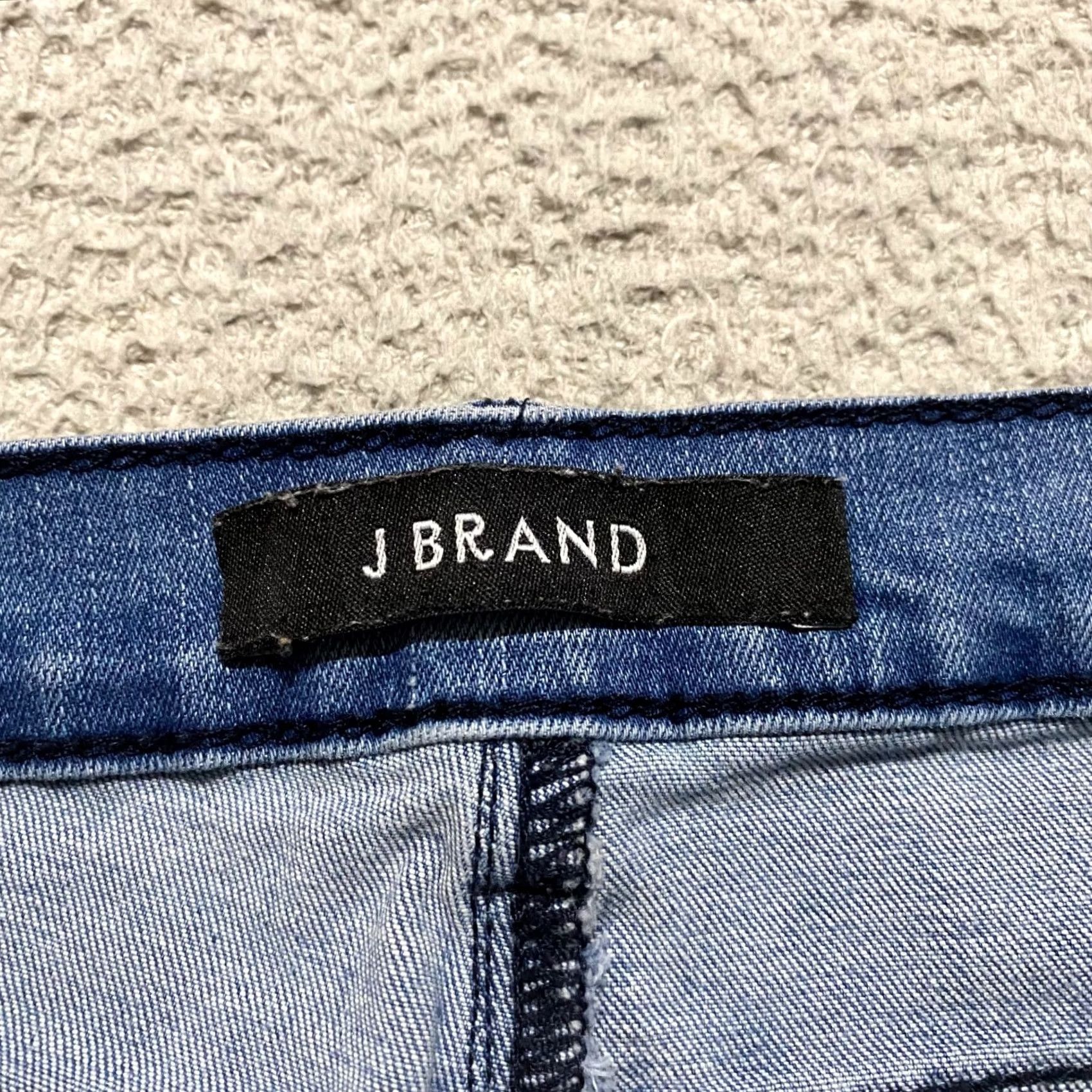J Brand J Brand Jeans Womens Medium Blue Denim Skinny Crop 25 Waist 5-Pocket Rise Mid Size 42" / US 20 - 3 Thumbnail