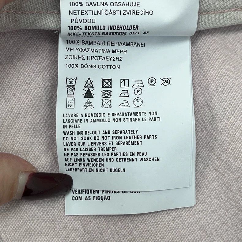 Prada Prada Dirty pink classic triangle denim jacket 2502-Nextarr Size US XXS / EU 40 - 6 Thumbnail