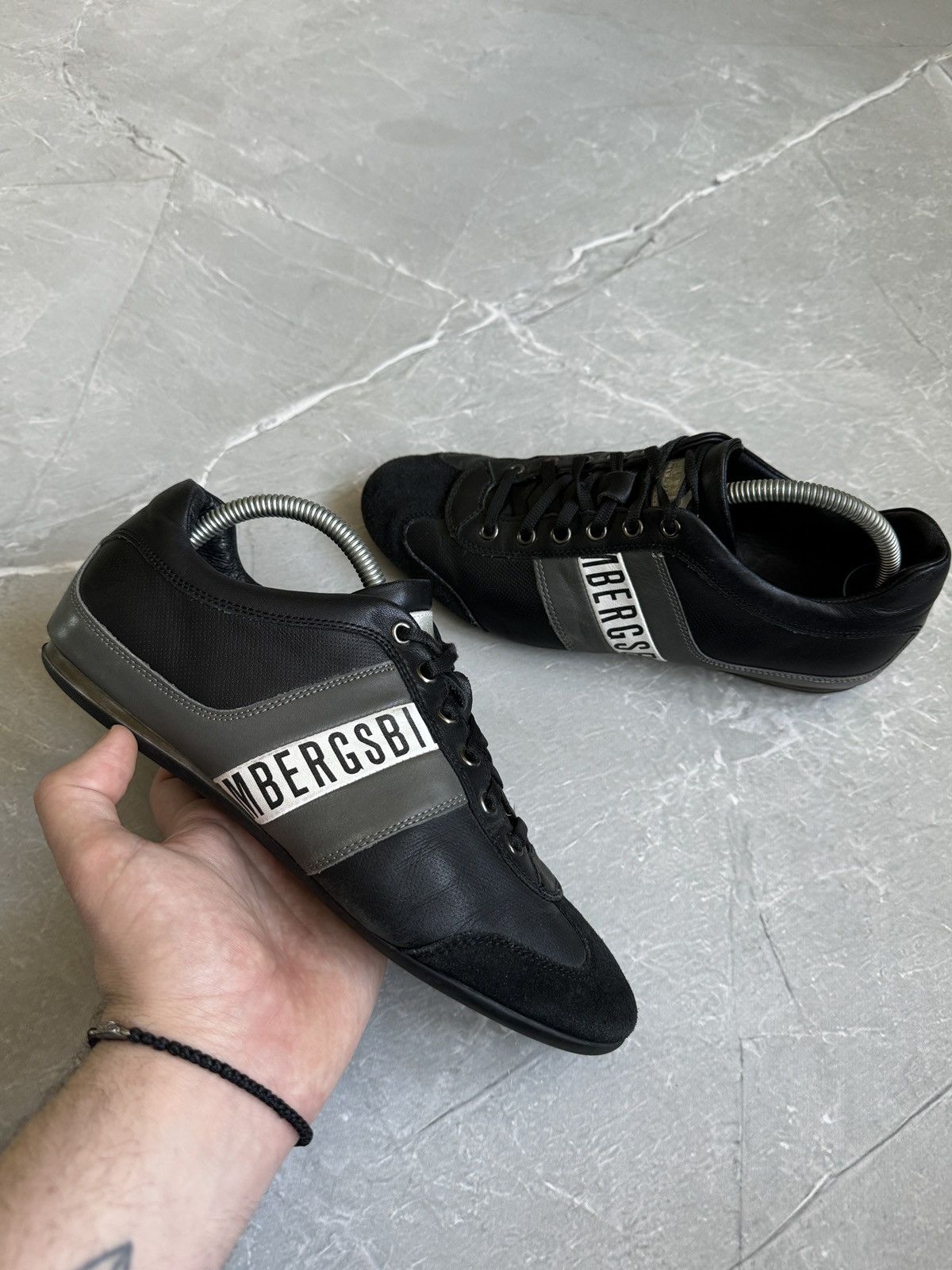 Dirk Bikkembergs Vintage Dirk Bikkembergs Leather Sneakers Japan Avantgarde Size US 7 / EU 40 - 1 Thumbnail